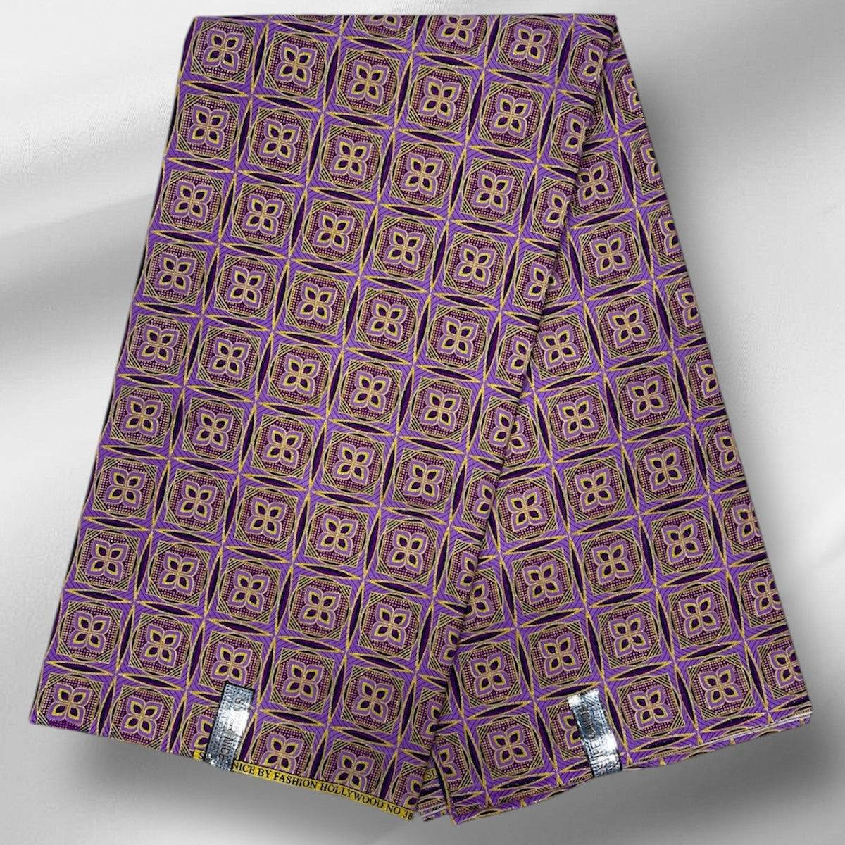 Wax Tissu Pagne Africain Brillant 6 Yards