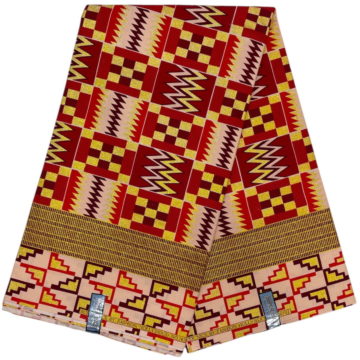 Tissu Pagne Africain Brillant 6 Yards