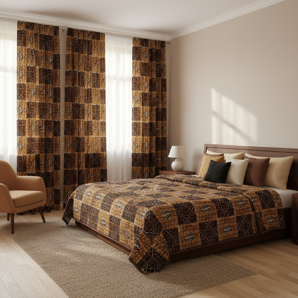 Tissu Wax Bogolan 6 Yards