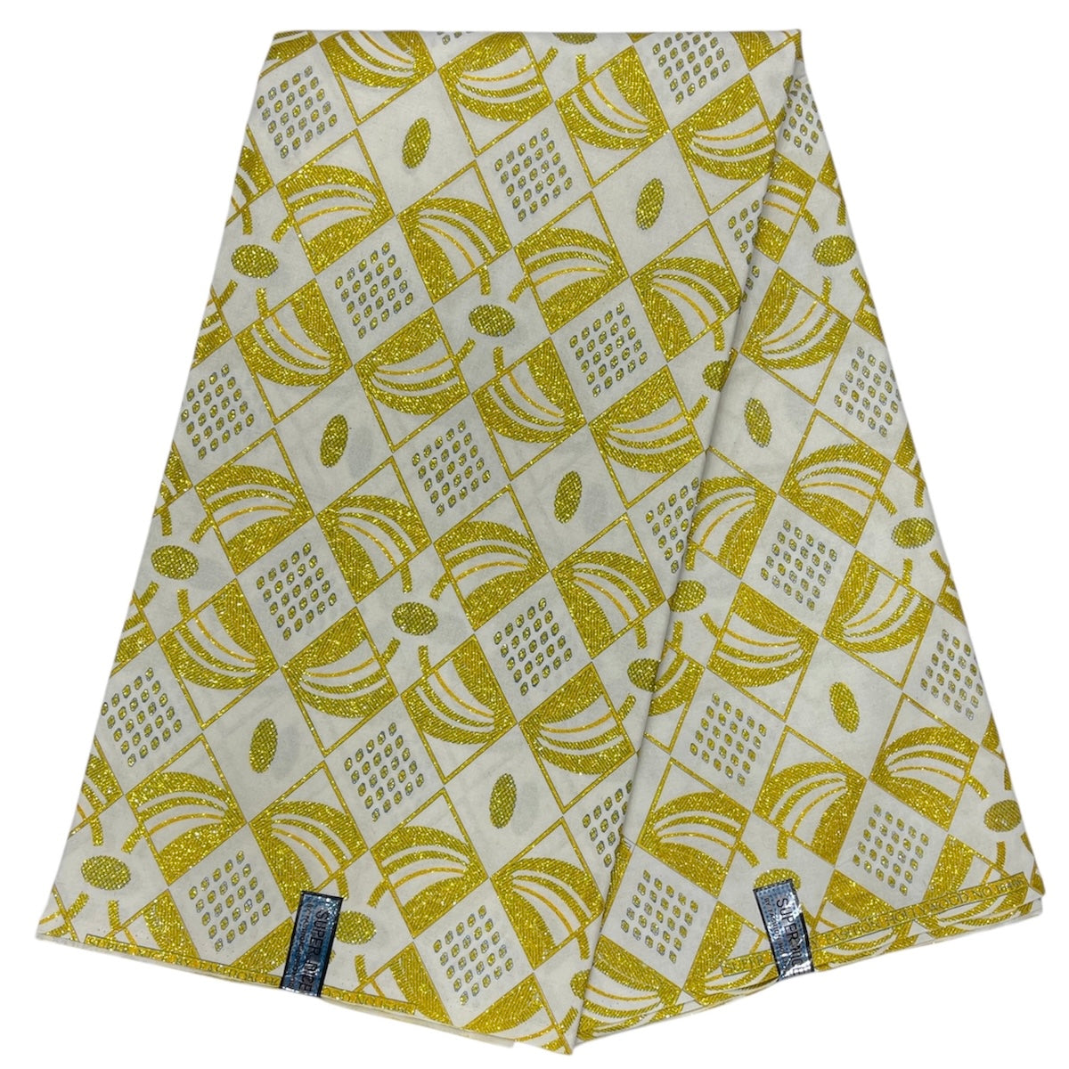 Wax Pagne Tissu Africain Brillant 6 Yards