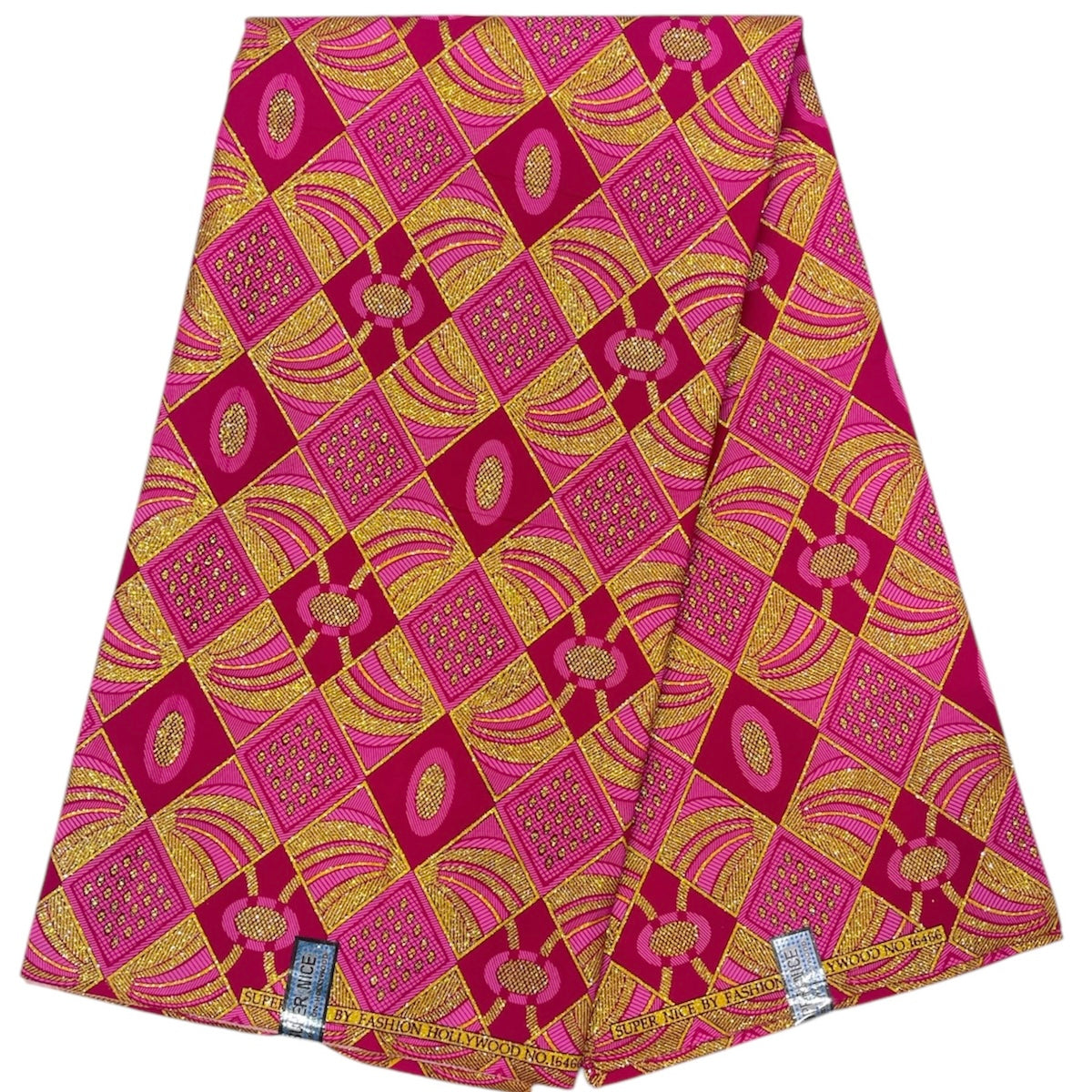 Wax Pagne Tissu Africain Brillant 6 Yards