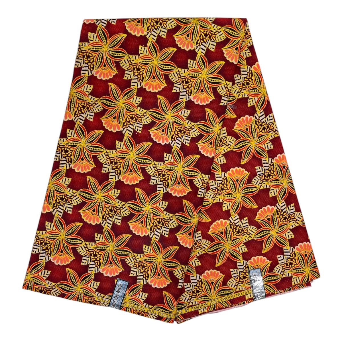 Tissu Pagne Africain Brillant 6 Yards