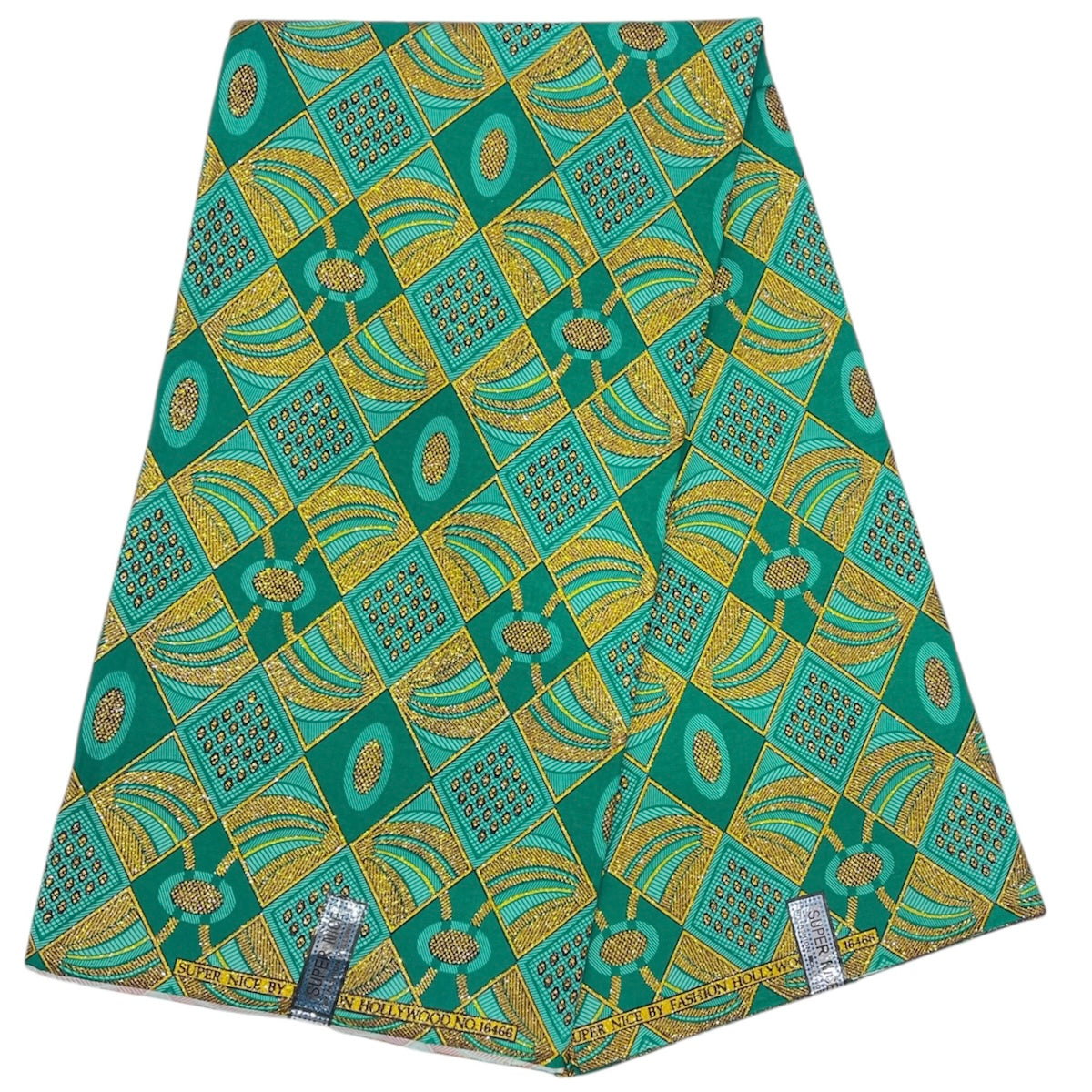 Wax Pagne Tissu Africain Brillant 6 Yards