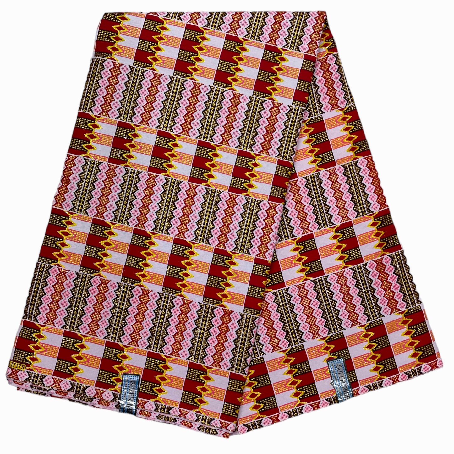 Wax Tissu Pagne Africain Brillant 6 Yards