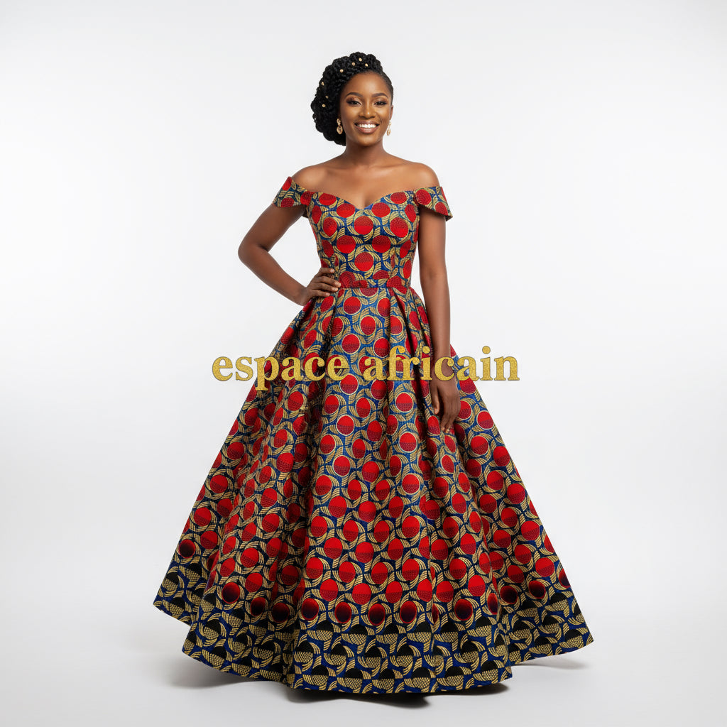 Tissu Pagne Africain Brillant 6 Yards