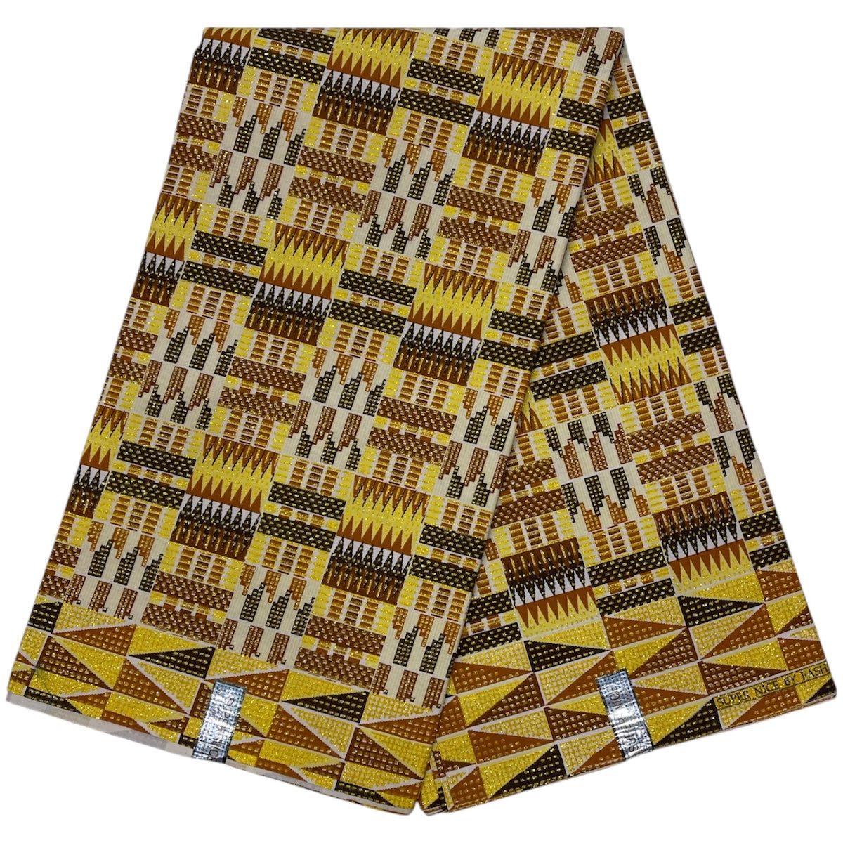 Wax Tissu Pagne Africain Brillant 6 Yards