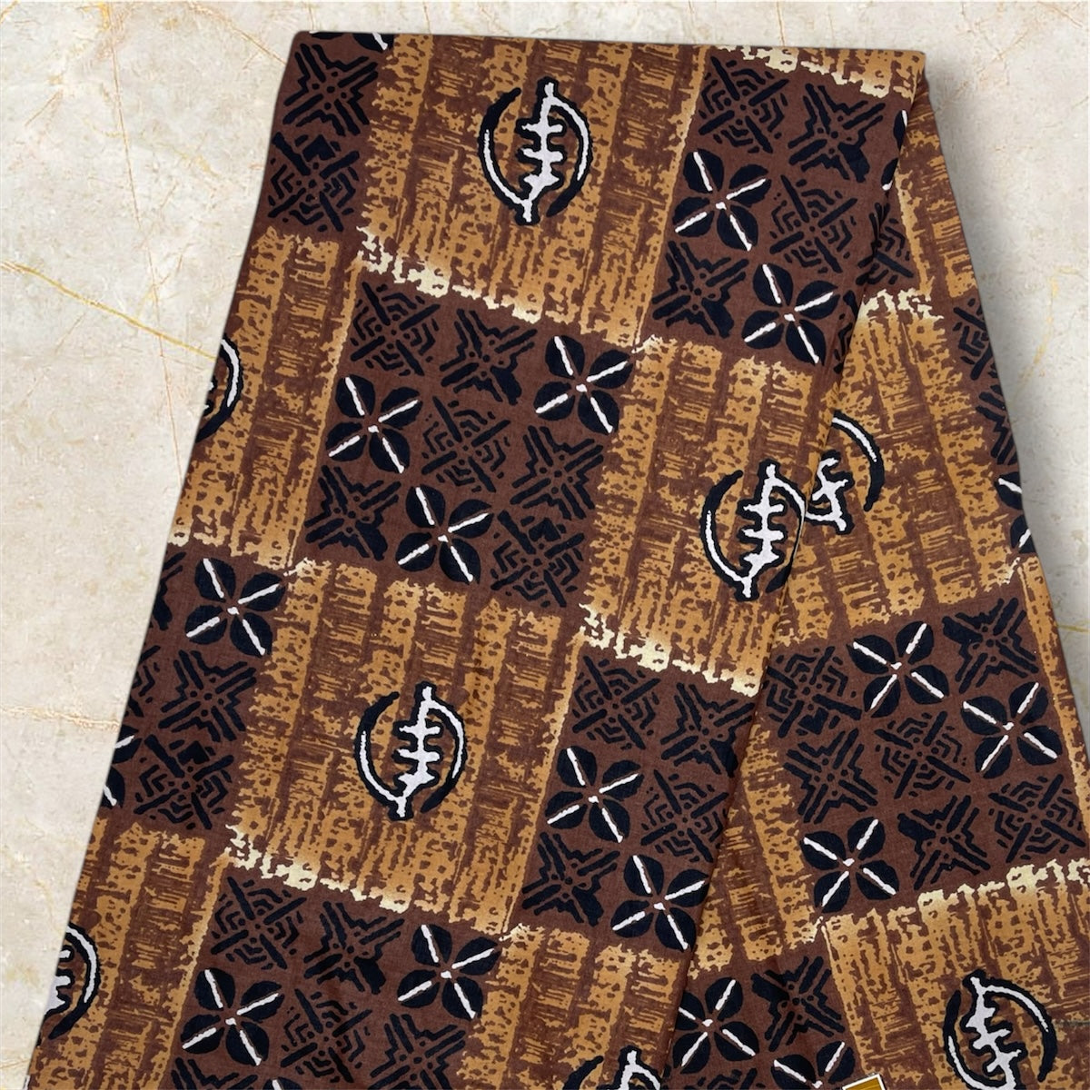 Tissu Wax Bogolan 6 Yards