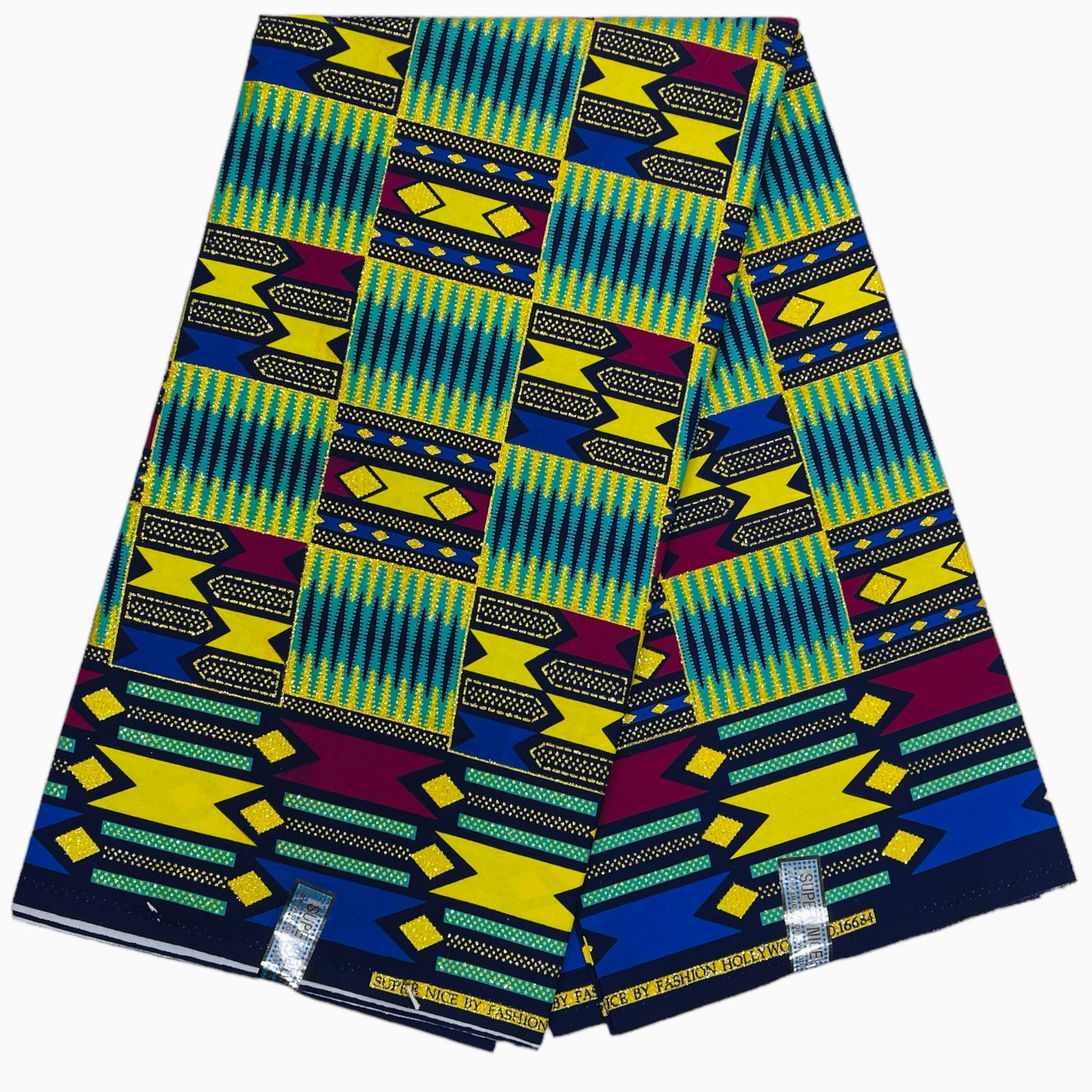 Tissu Pagne Africain Brillant 6 Yards