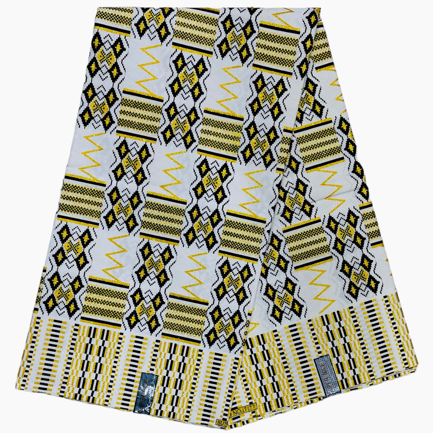 Wax Tissu Pagne Africain Brillant 6 Yards