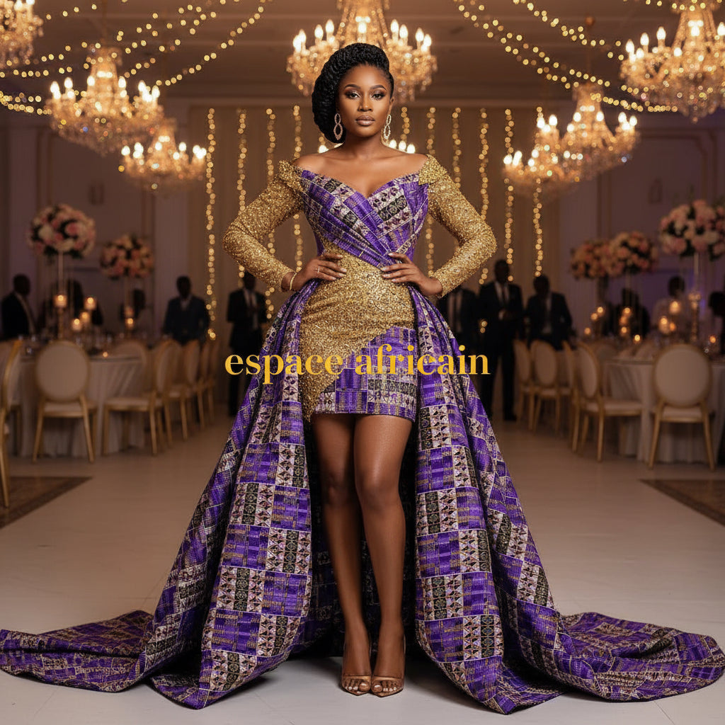 Tissu Pagne Africain Brillant 6 Yards