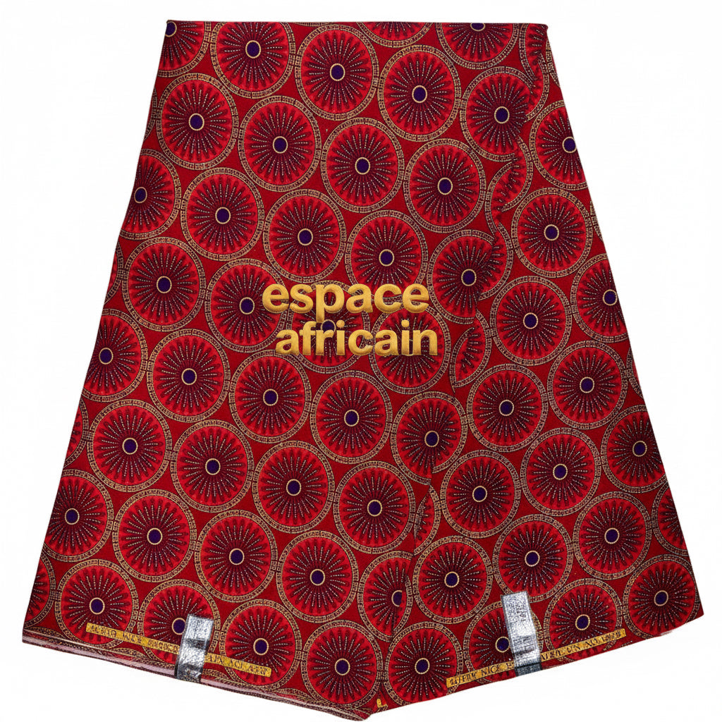Tissu Pagne Africain Brillant 6 Yards Blue main image 1