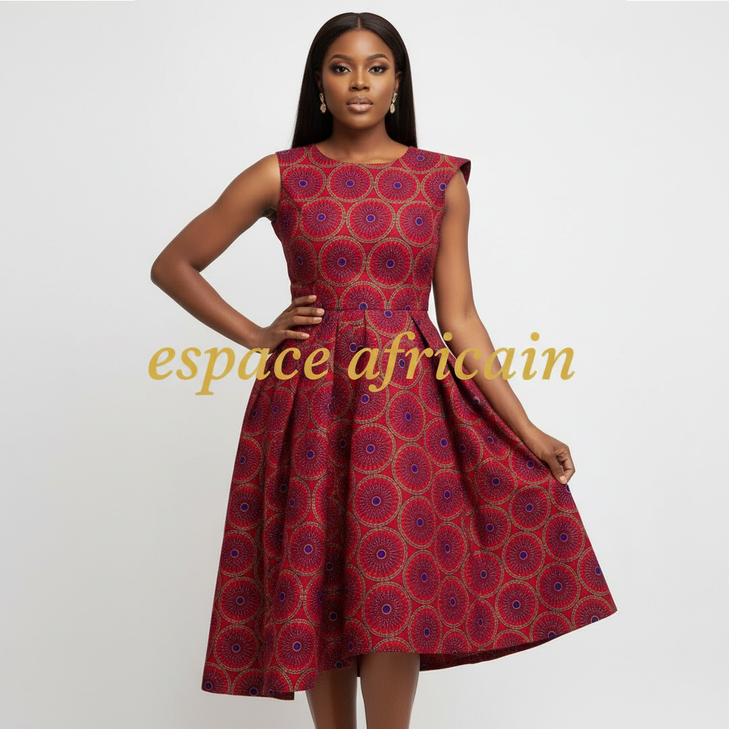 Tissu Pagne Africain Brillant 6 Yards