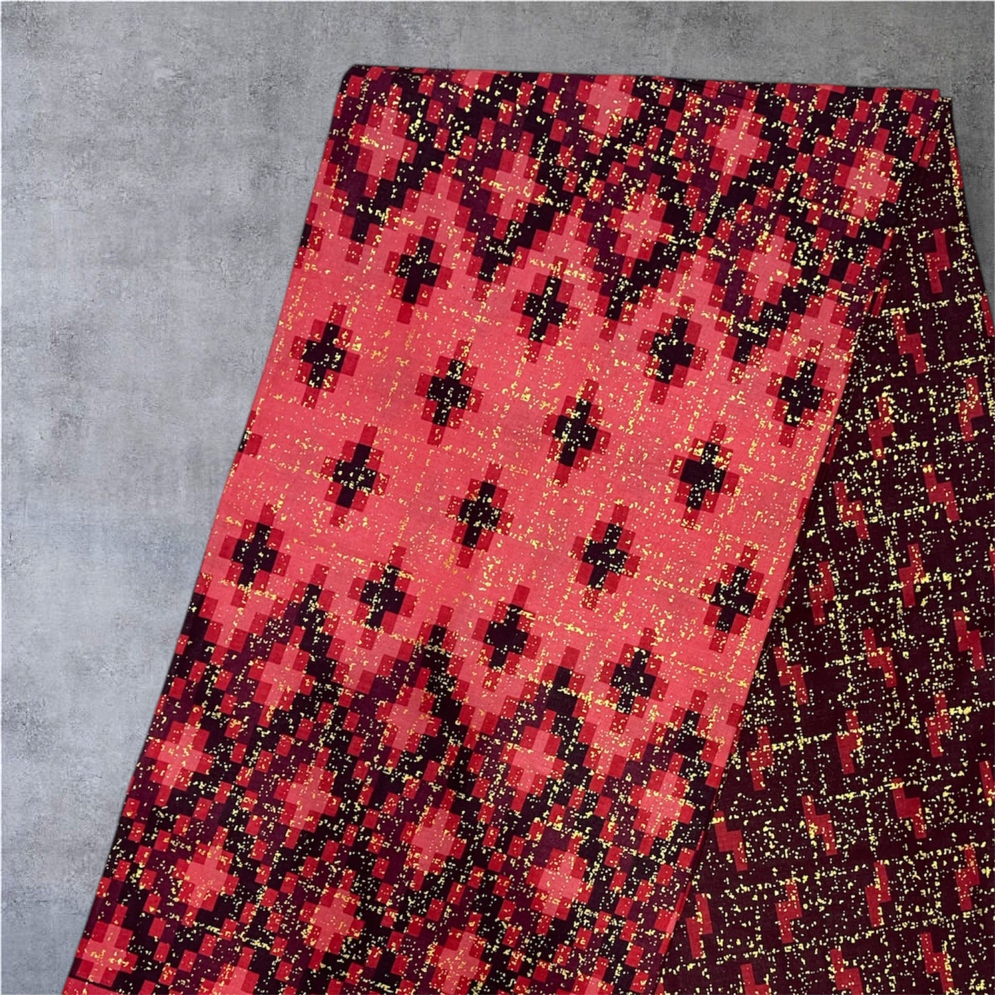 wax kente deux tons 6 yards