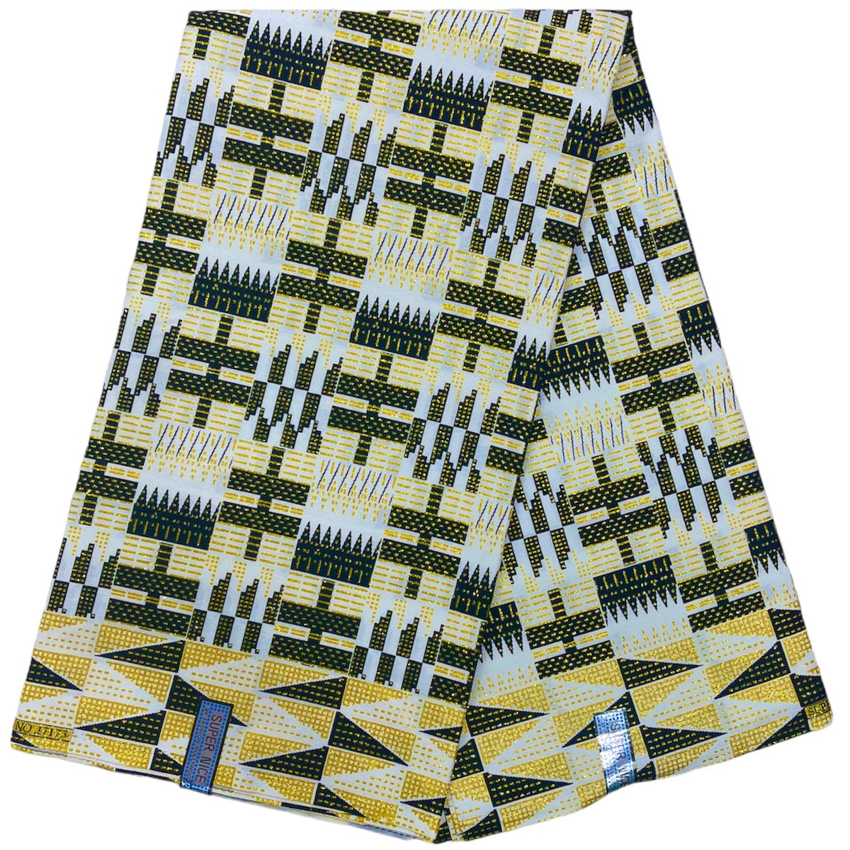 Wax Pagne Tissu Africain Brillant 6 Yards