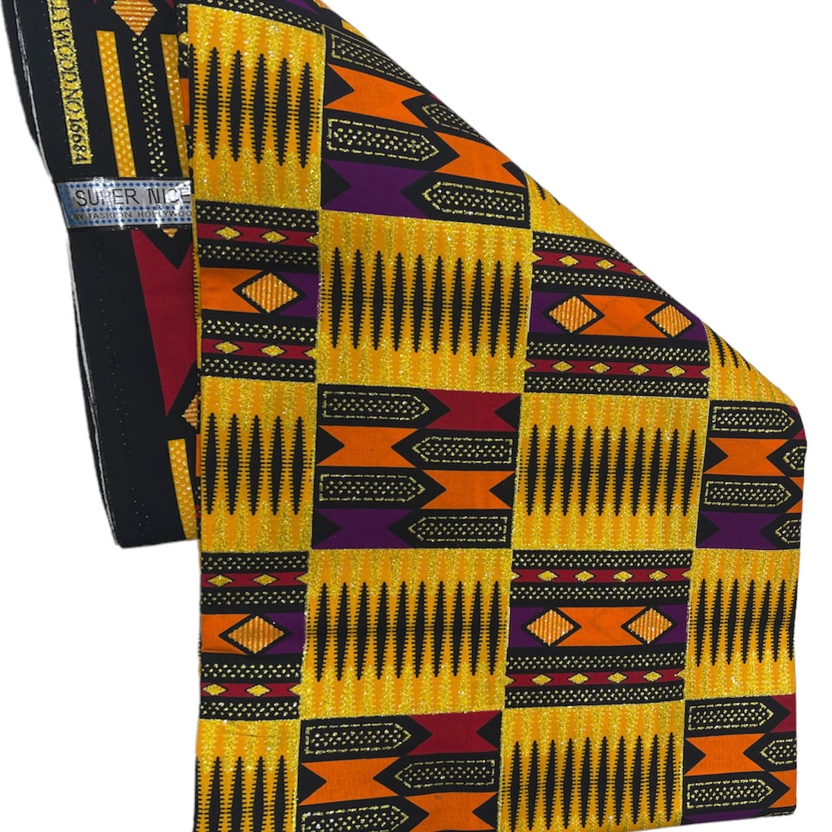 Wax Tissu Pagne Africain Brillant 6 Yards