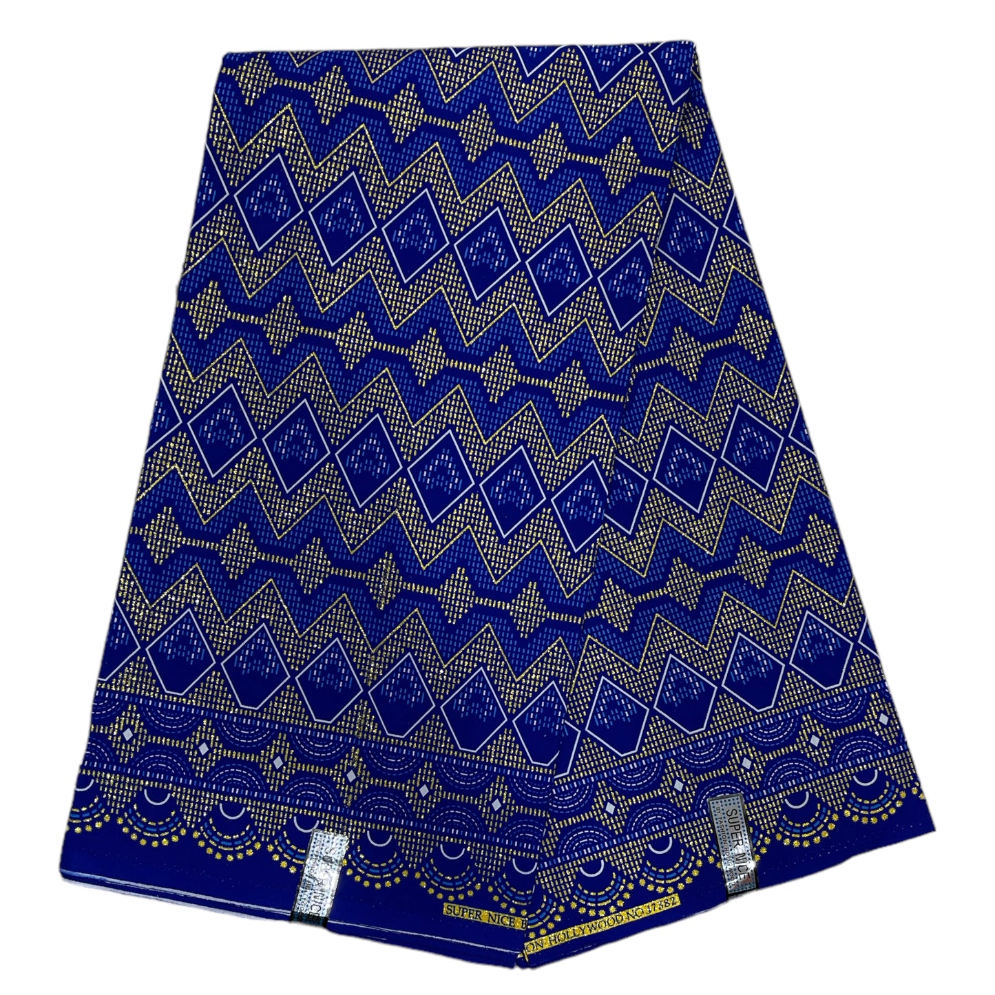 Wax Pagne Tissu Africain Brillant 6 Yards