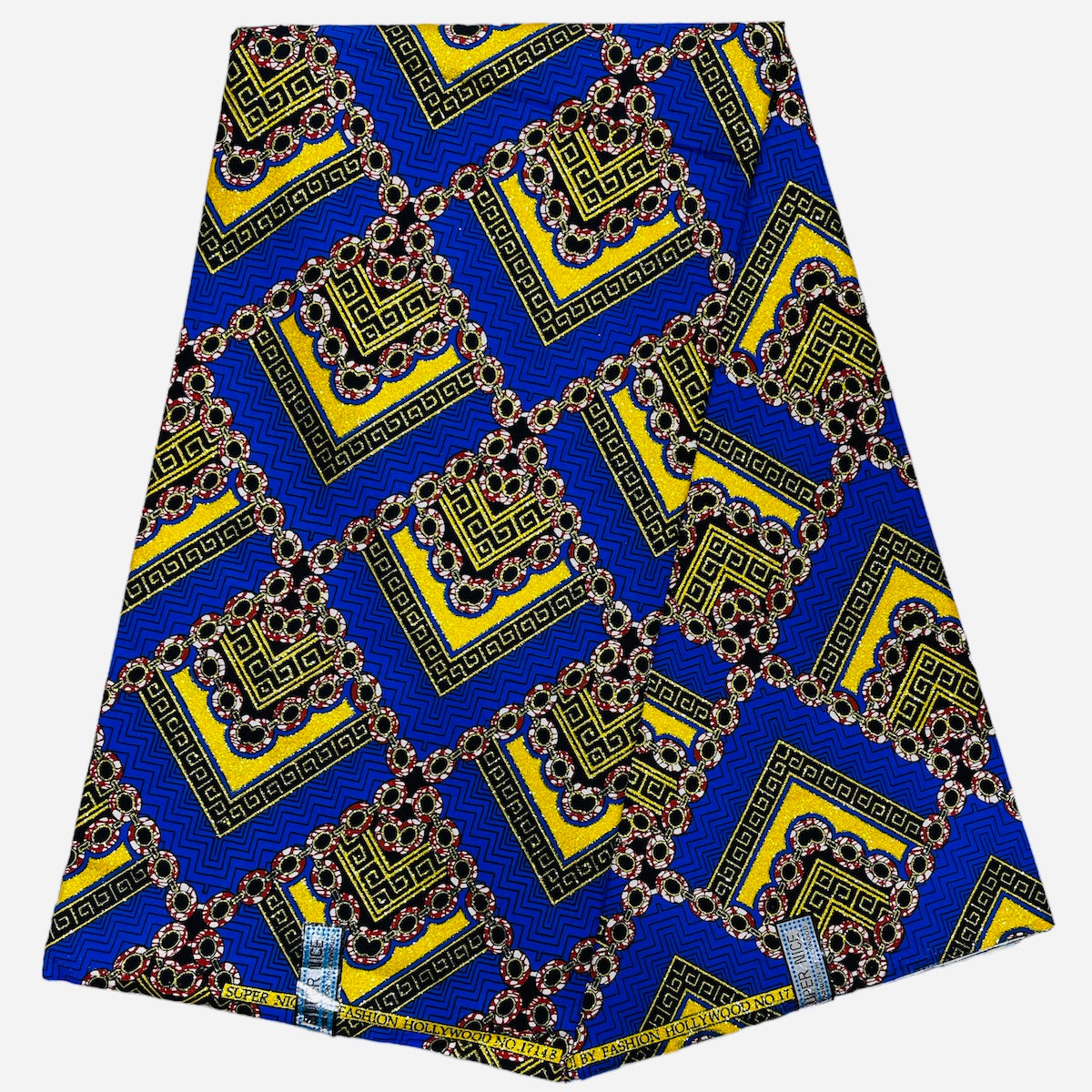 Wax Pagne Tissu Africain Brillant 6 Yards