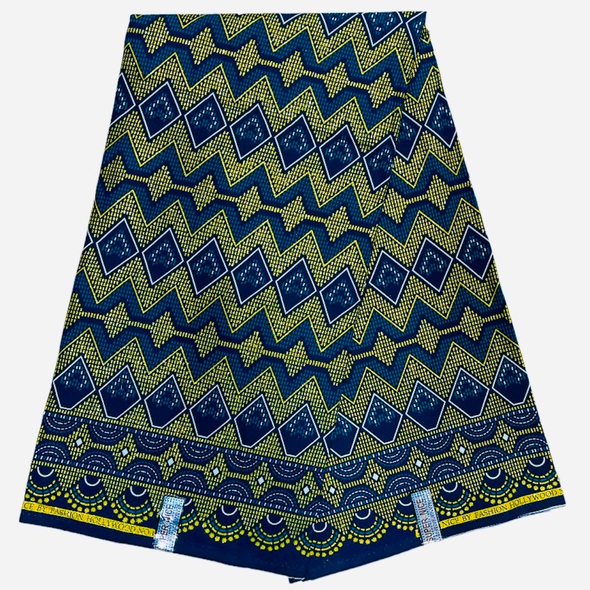 Wax Pagne Tissu Africain Brillant 6 Yards