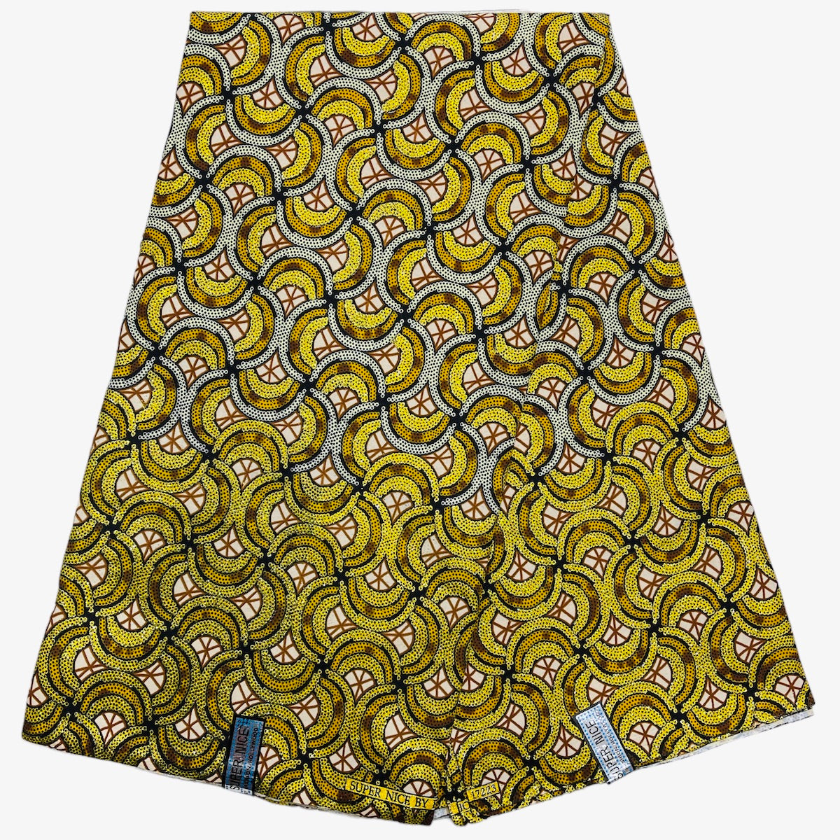 Wax Pagne Tissu Africain Brillant 6 Yards