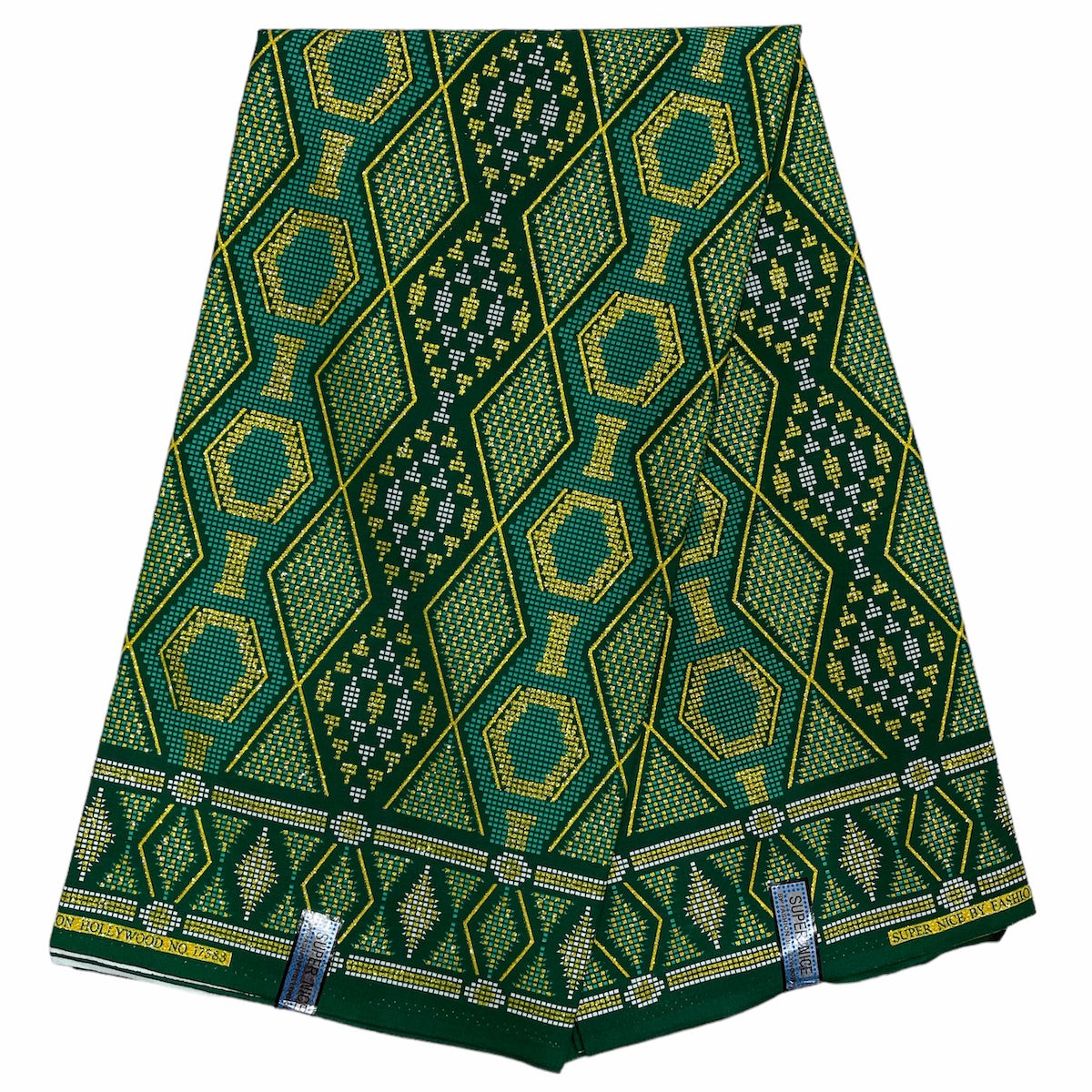 Wax Pagne Tissu Africain Brillant 6 Yards