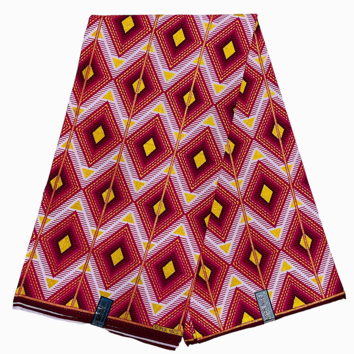 Tissu Pagne Africain Brillant 6 Yards