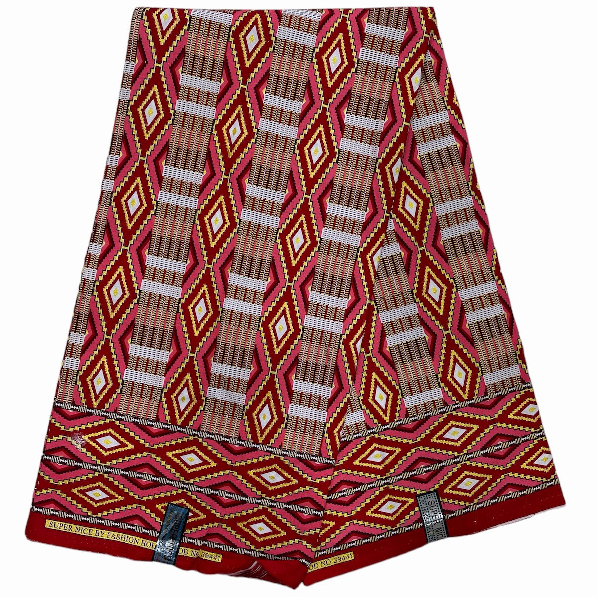 Wax Pagne Tissu Africain Brillant 6 Yards