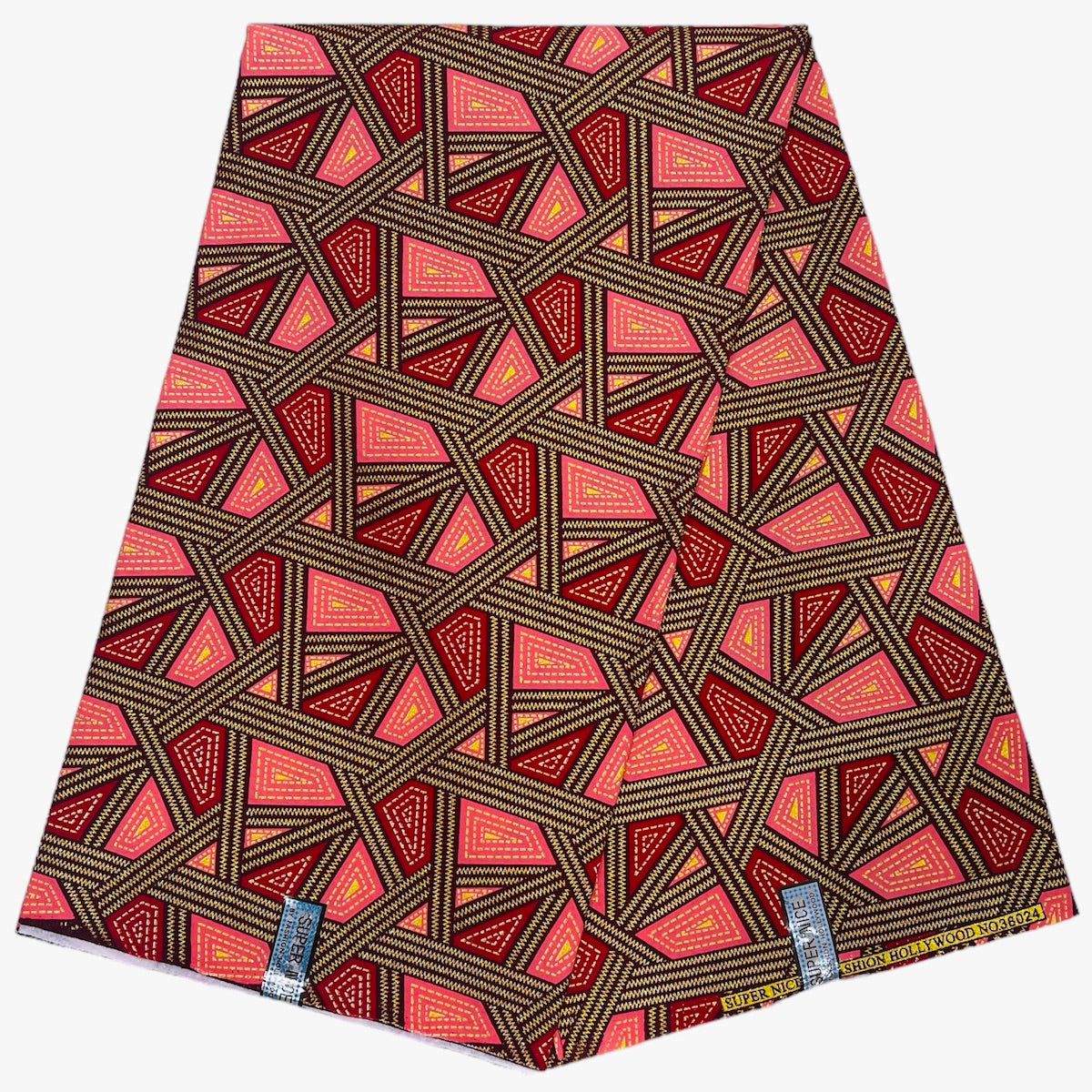 Wax Tissu Pagne Africain Brillant 6 Yards