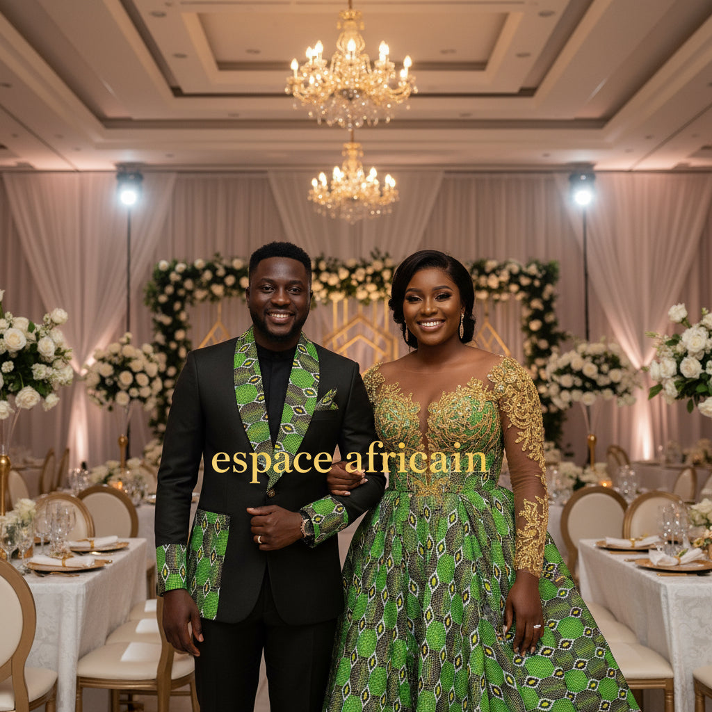 Wax Tissu Pagne Africain Brillant 6 Yards