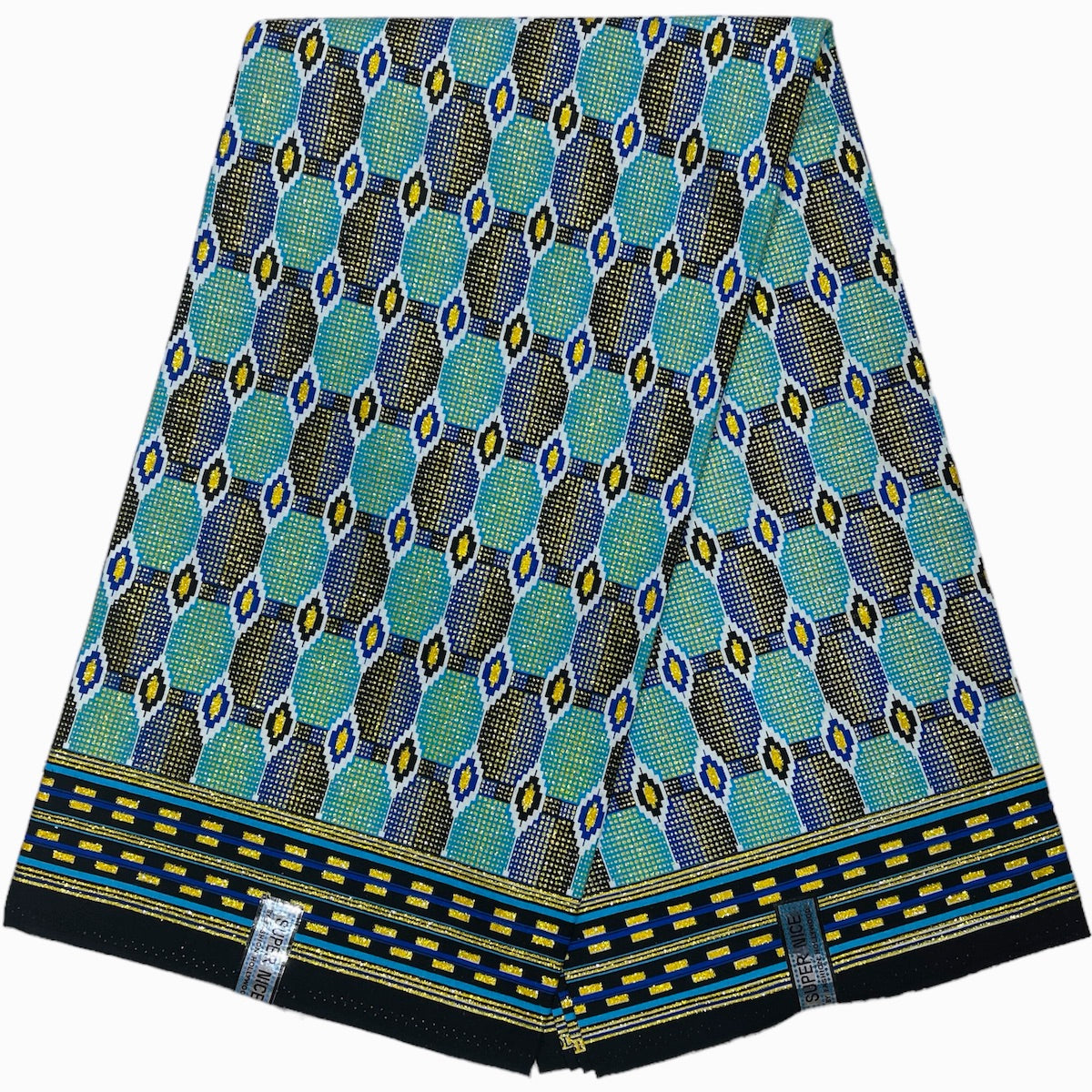 Tissu Pagne Africain Brillant 6 Yards