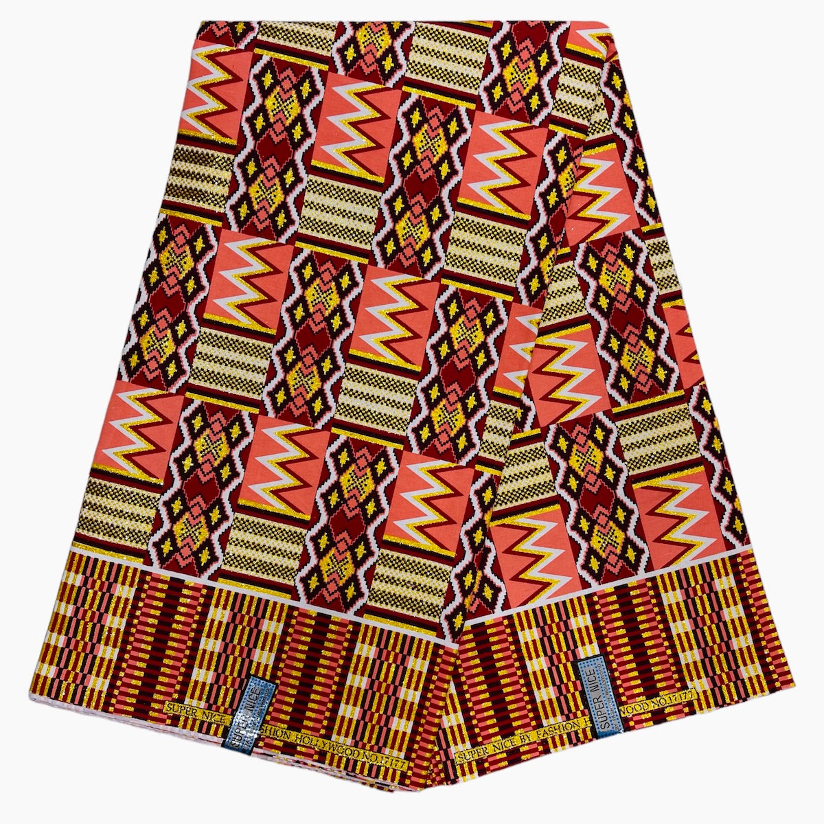 Wax Tissu Pagne Africain Brillant 6 Yards