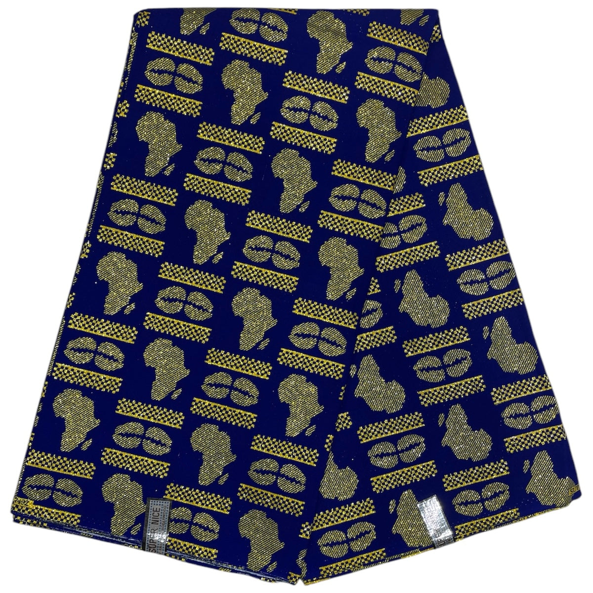 Tissu Pagne Africain Brillant 6 Yards