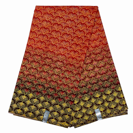 Tissu Pagne Africain Brillant 6 Yards