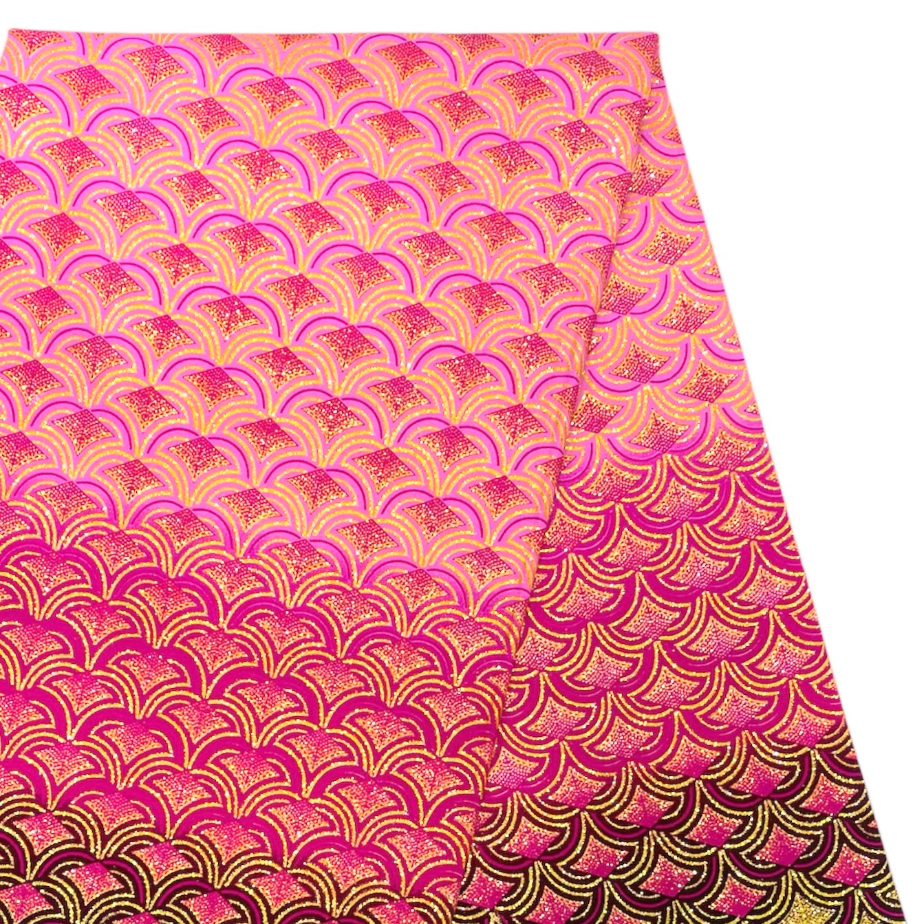 Tissu Pagne Africain Brillant 6 Yards