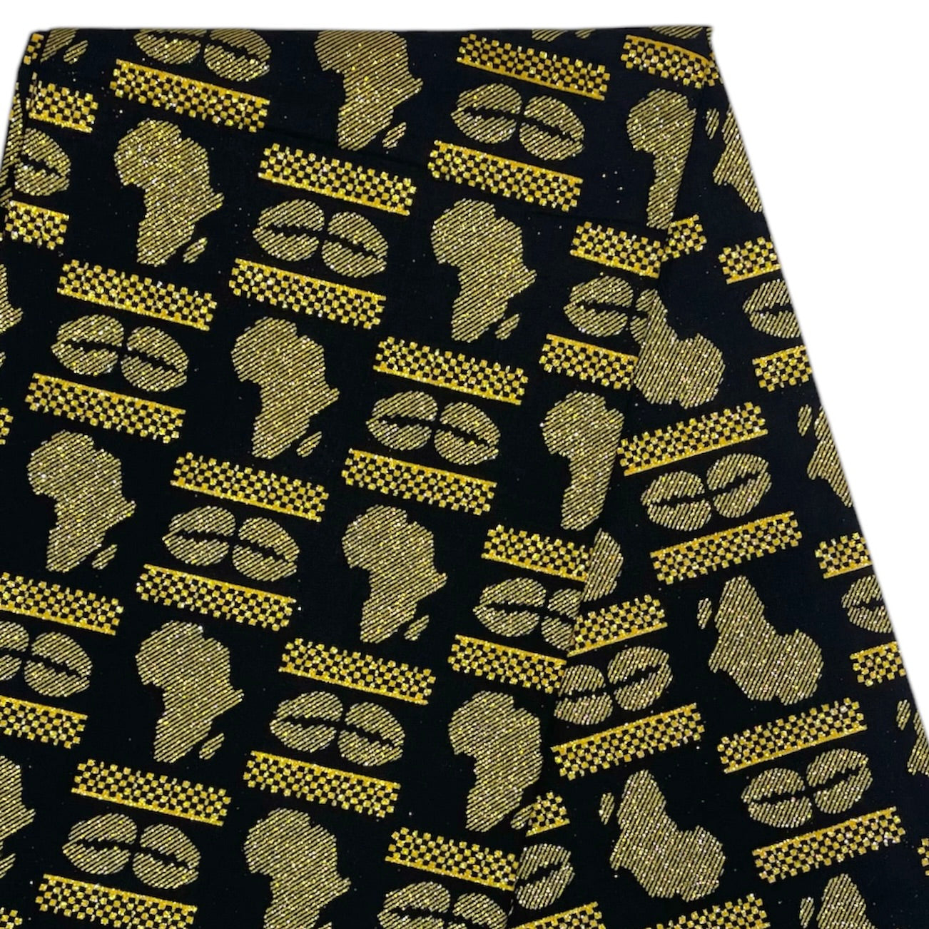Tissu Pagne Africain Brillant 6 Yards