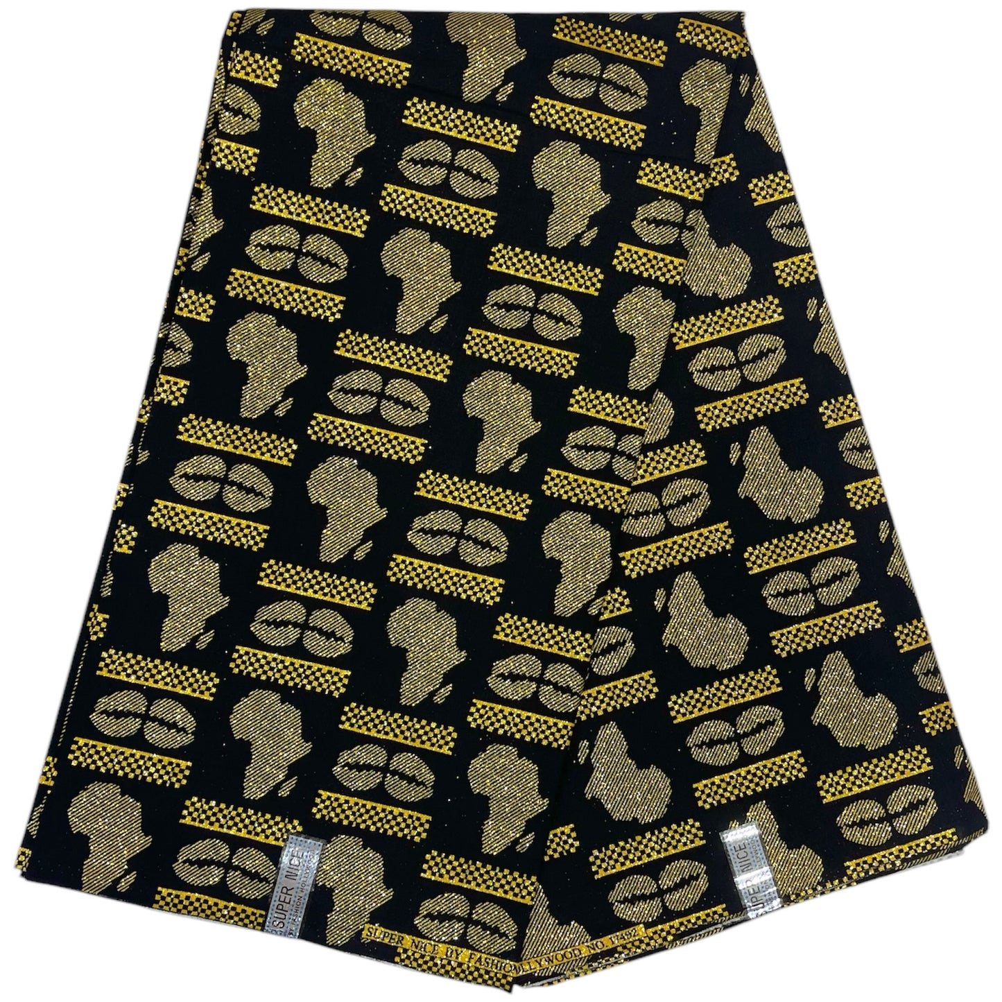Tissu Pagne Africain Brillant 6 Yards
