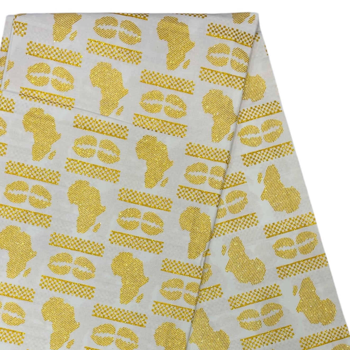 Tissu Pagne Africain Brillant 6 Yards