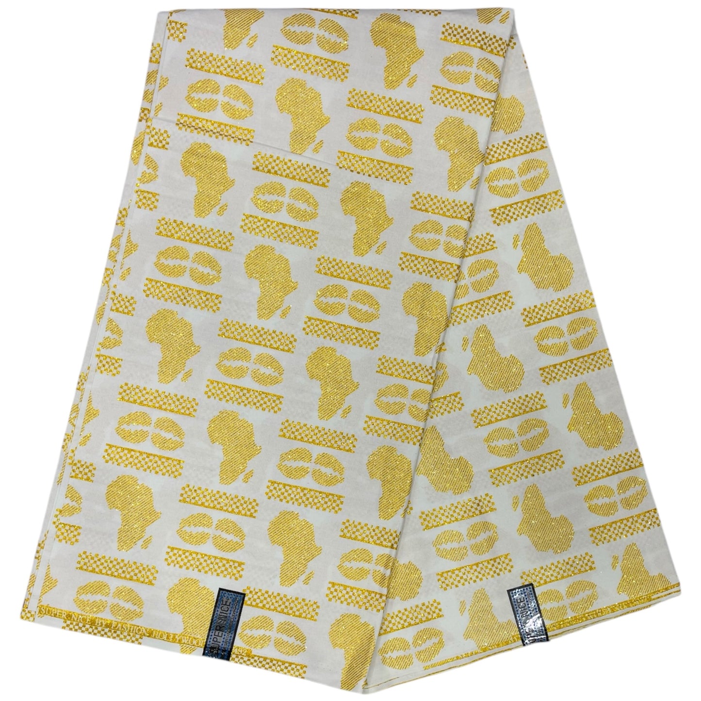 Tissu Pagne Africain Brillant 6 Yards