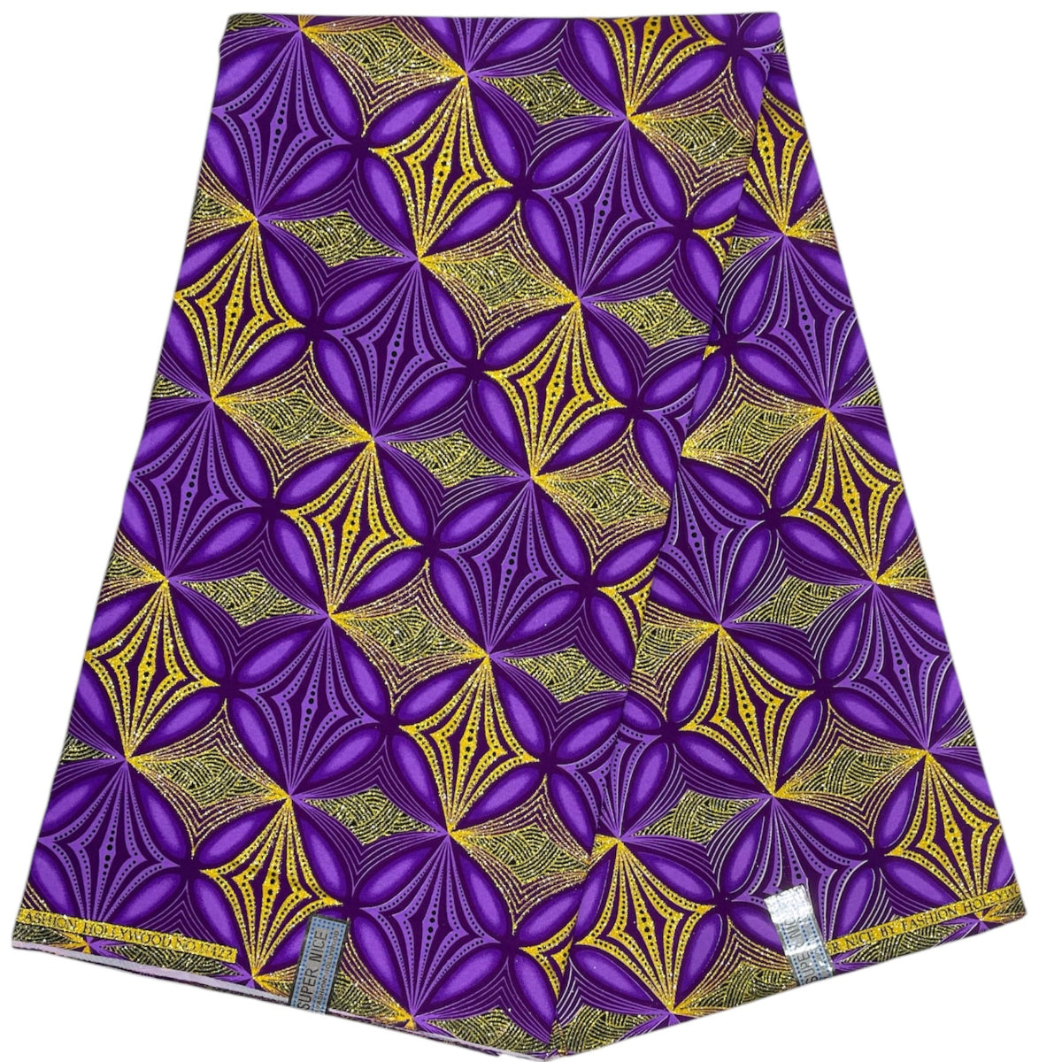 Tissu Pagne Africain Brillant 6 Yards