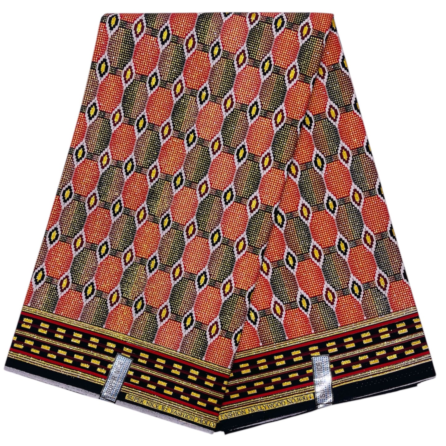 Tissu Pagne Africain Brillant 6 Yards
