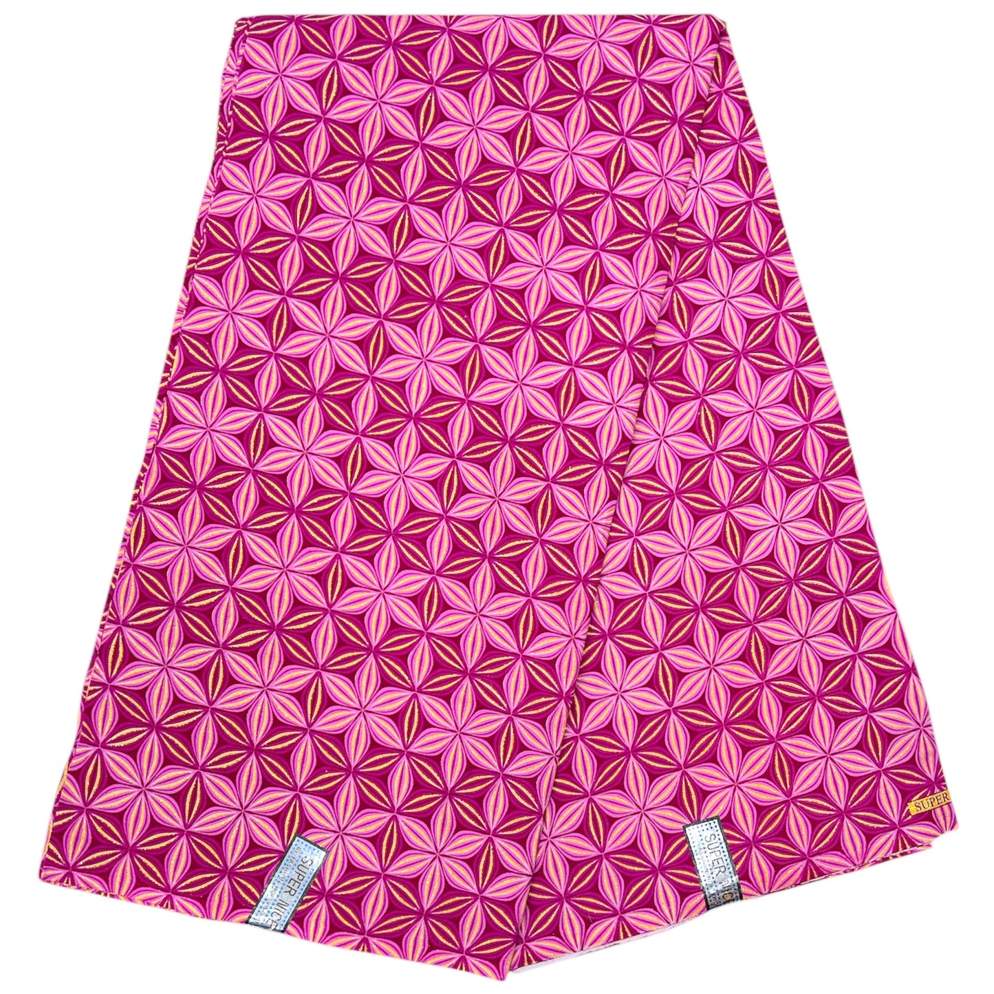 Tissu Pagne Africain Brillant 6 Yards