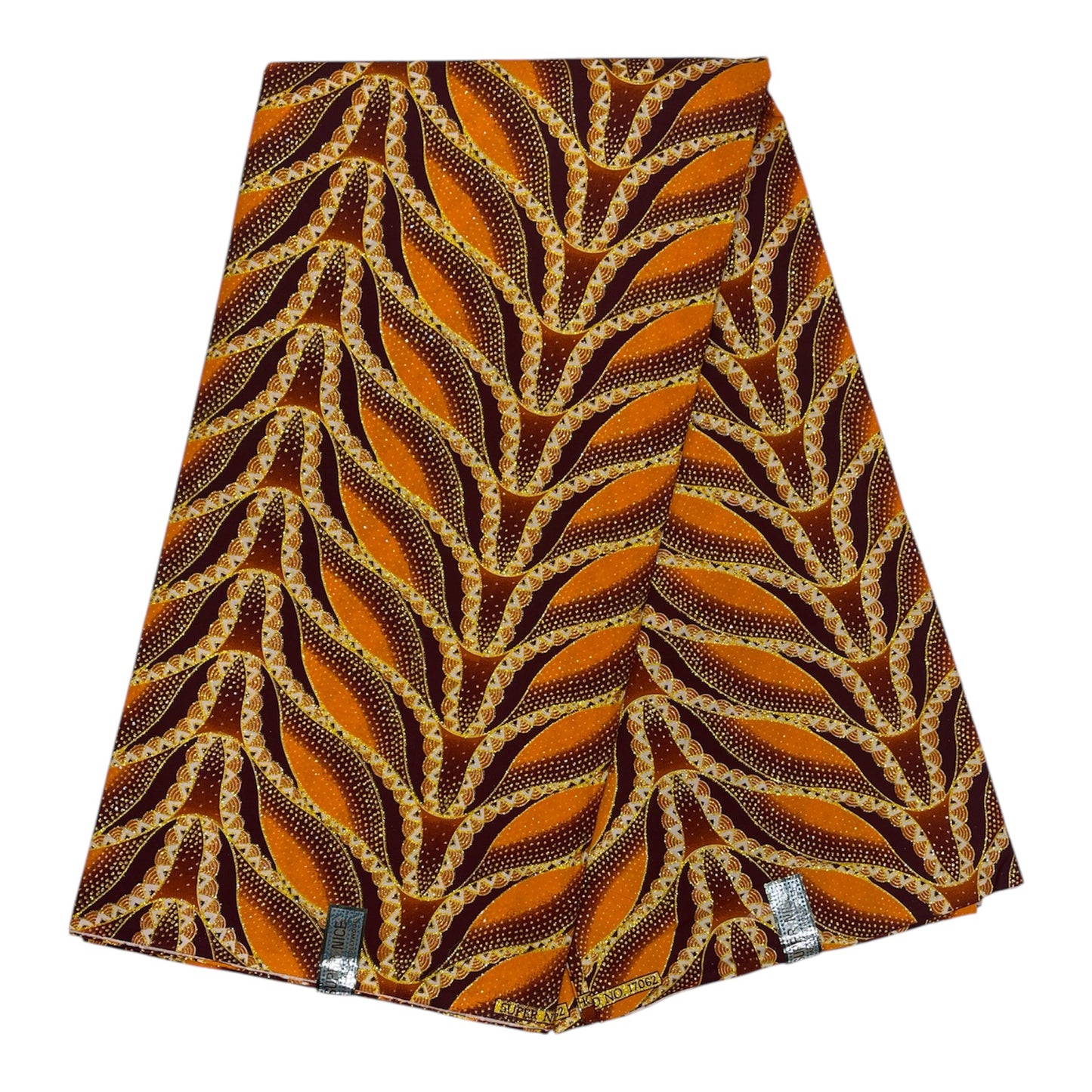 Wax Pagne Tissu Africain Brillant 6 Yards