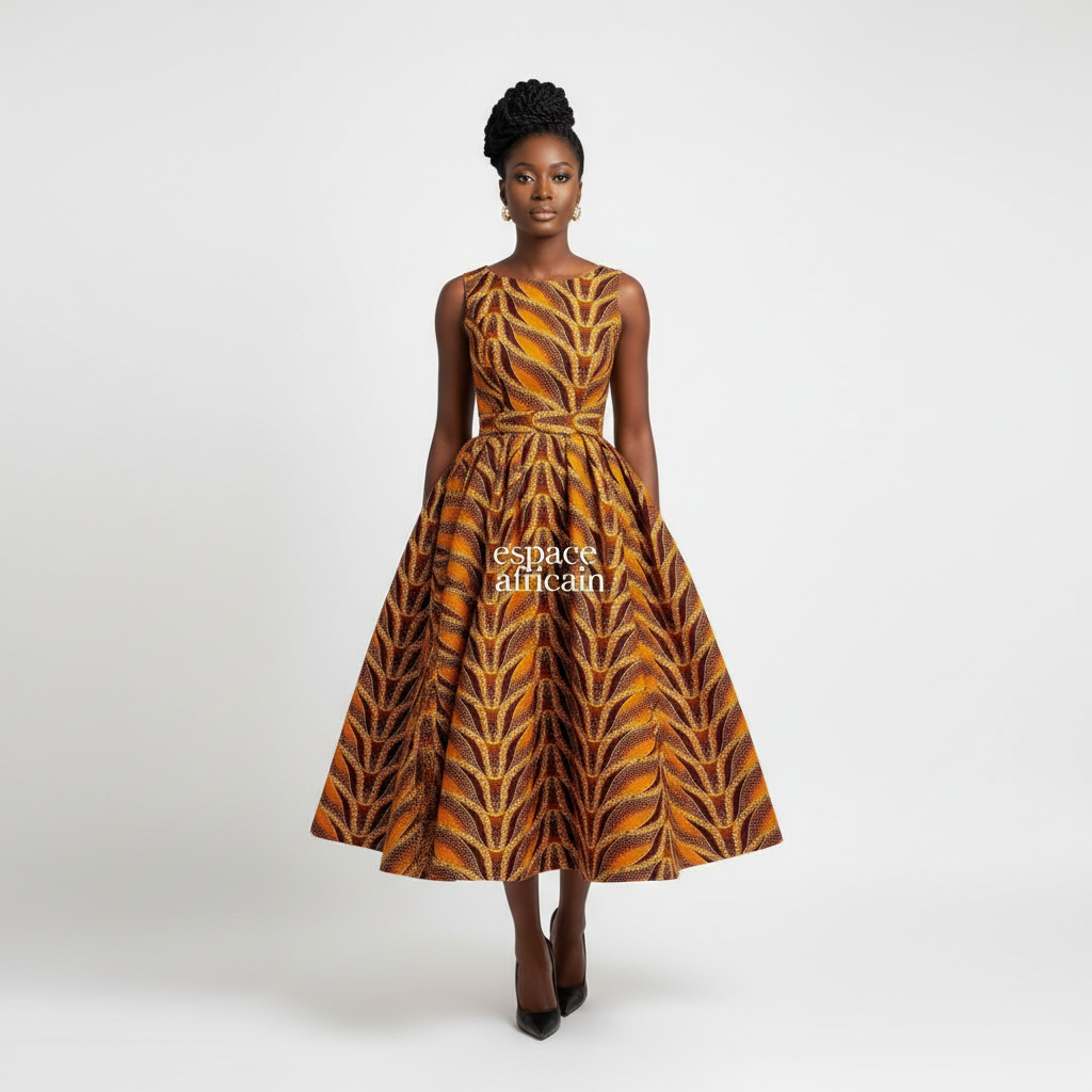 Tissu Pagne Africain Brillant 6 Yards