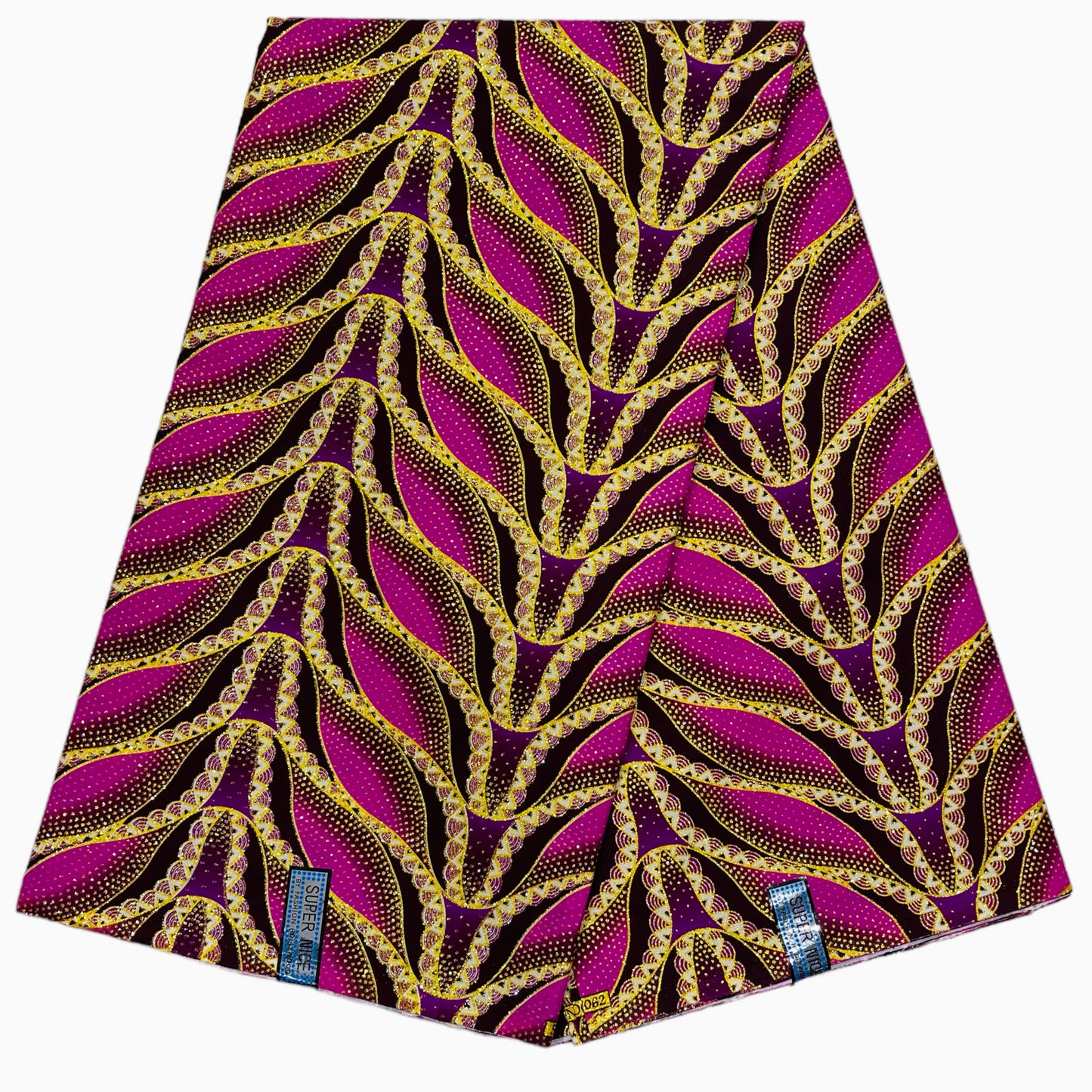 Tissu Pagne Africain Brillant 6 Yards