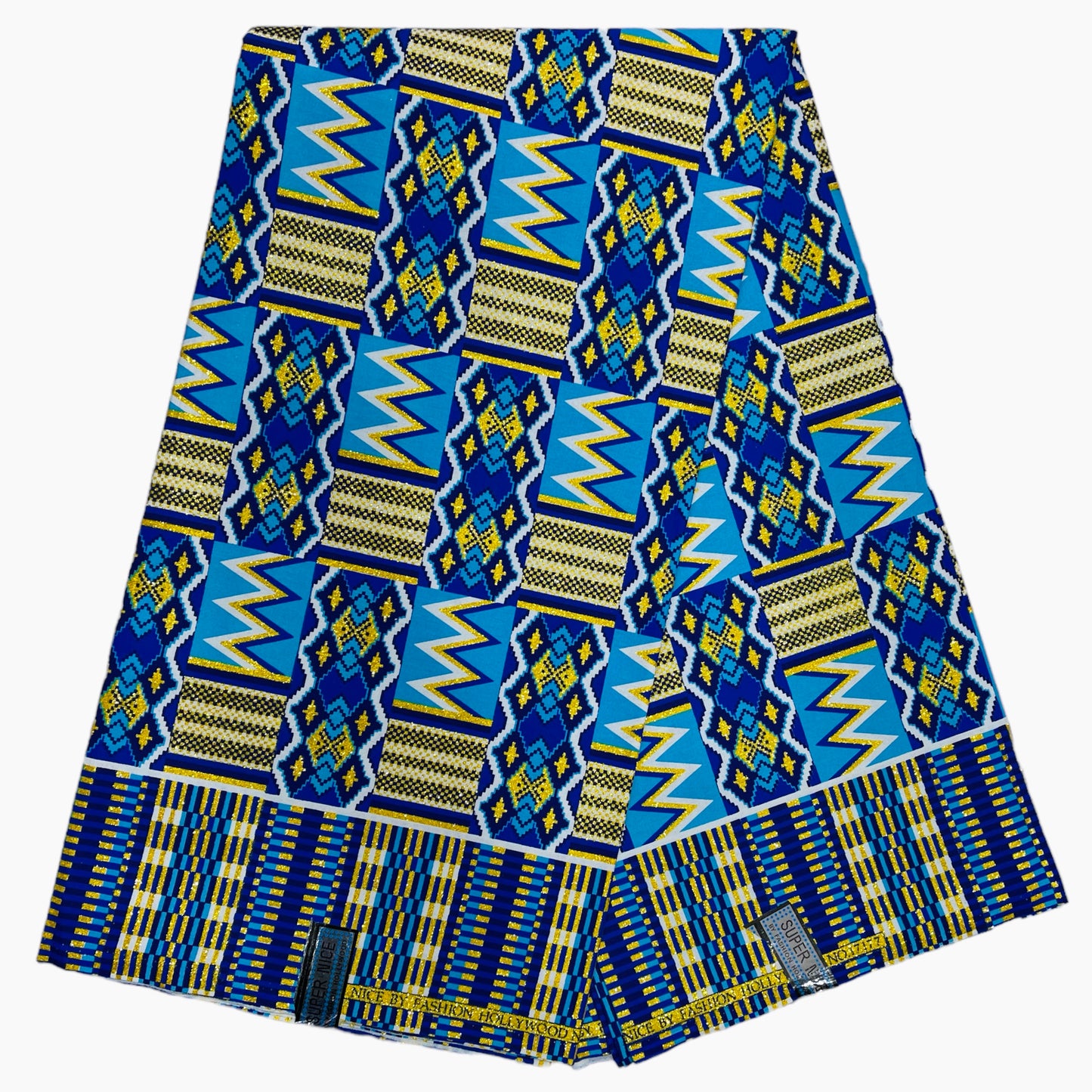 Wax Tissu Pagne Africain Brillant 6 Yards