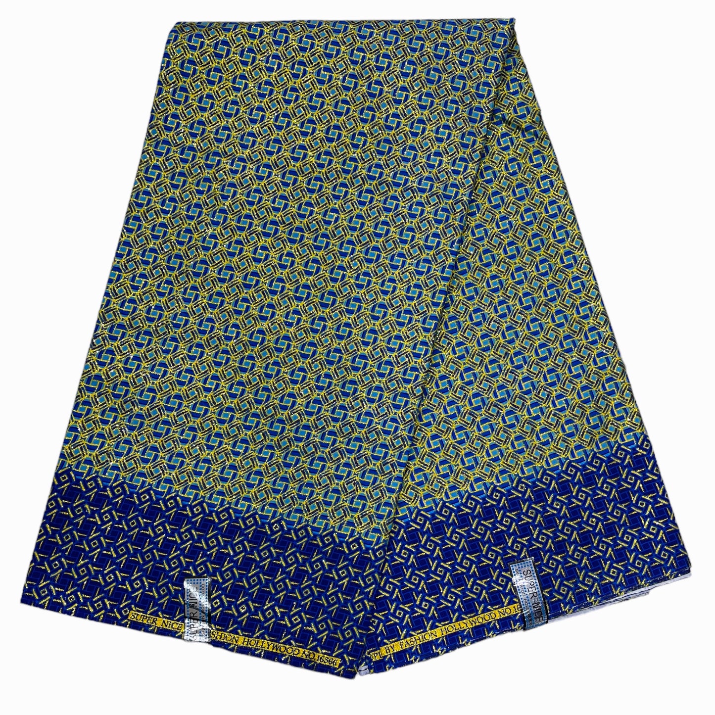 Wax Tissu Pagne Africain Brillant 6 Yards