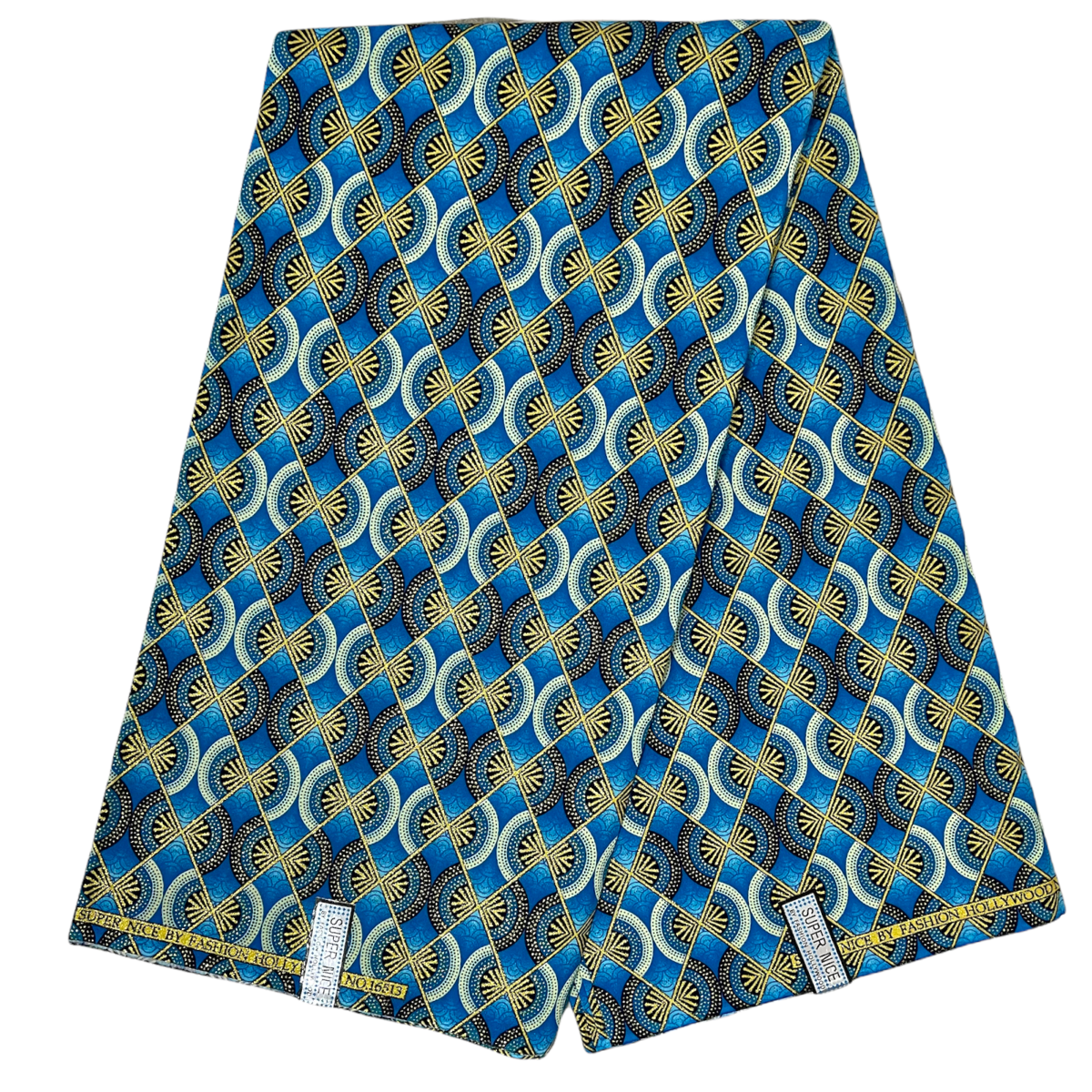 Wax Tissu Pagne Africain Brillant 6 Yards