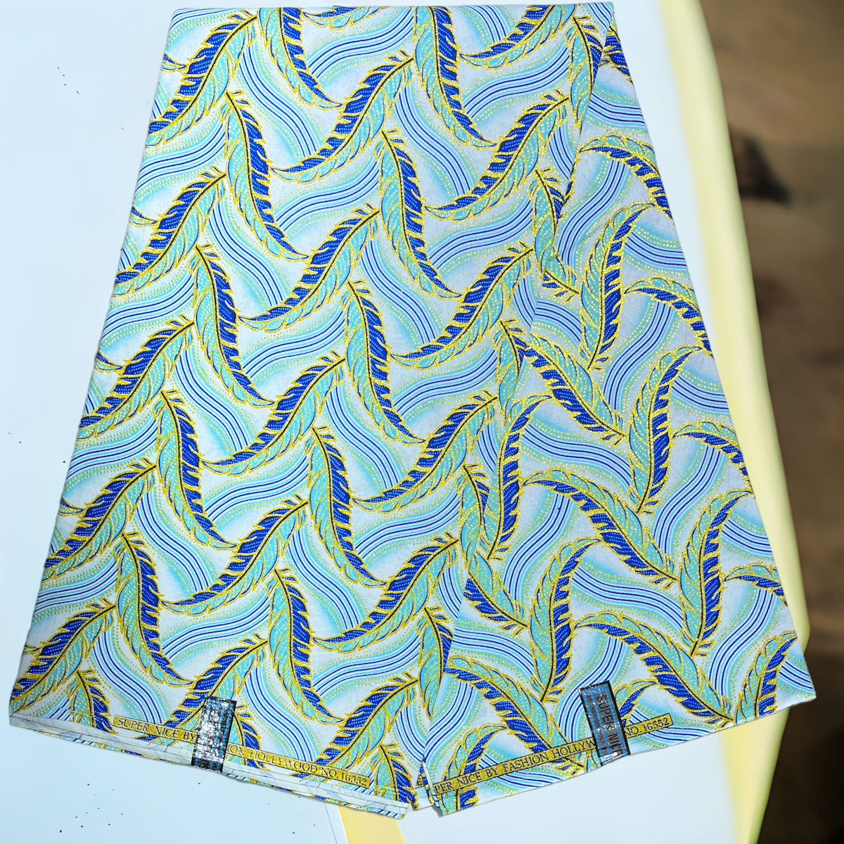 Wax Tissu Pagne Africain Brillant 6 Yards