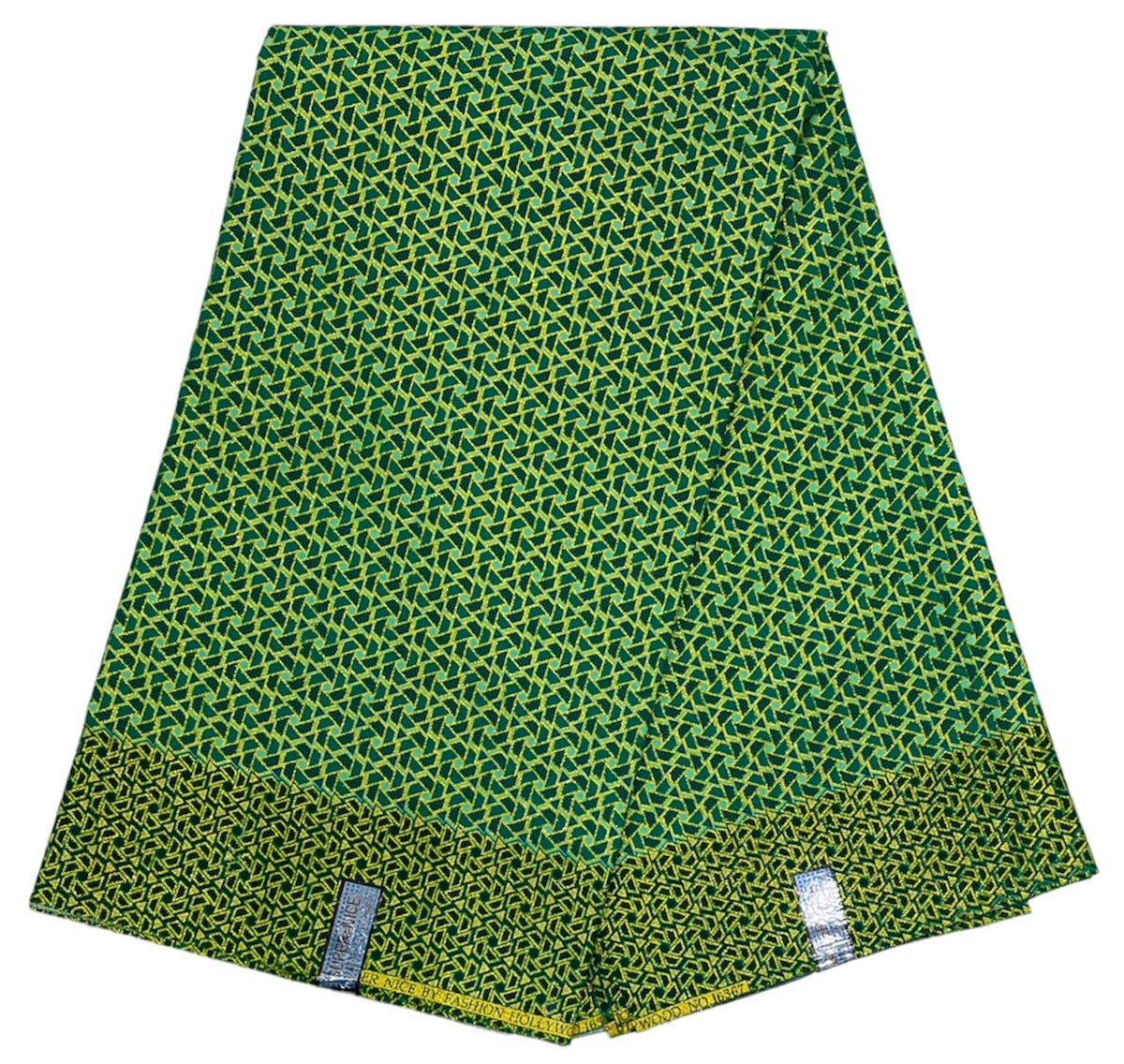 Wax Tissu Pagne Africain pailleté Brillant 6 Yards