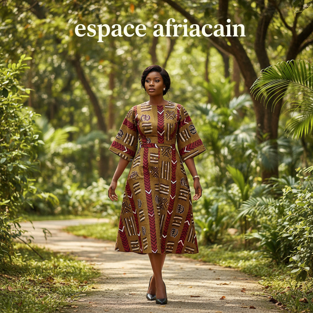 Tissu Wax Bogolan 6 Yards