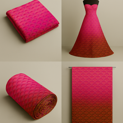 Tissu Pagne Africain Brillant 6 Yards
